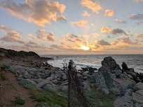 Sunset from Newman house Battery