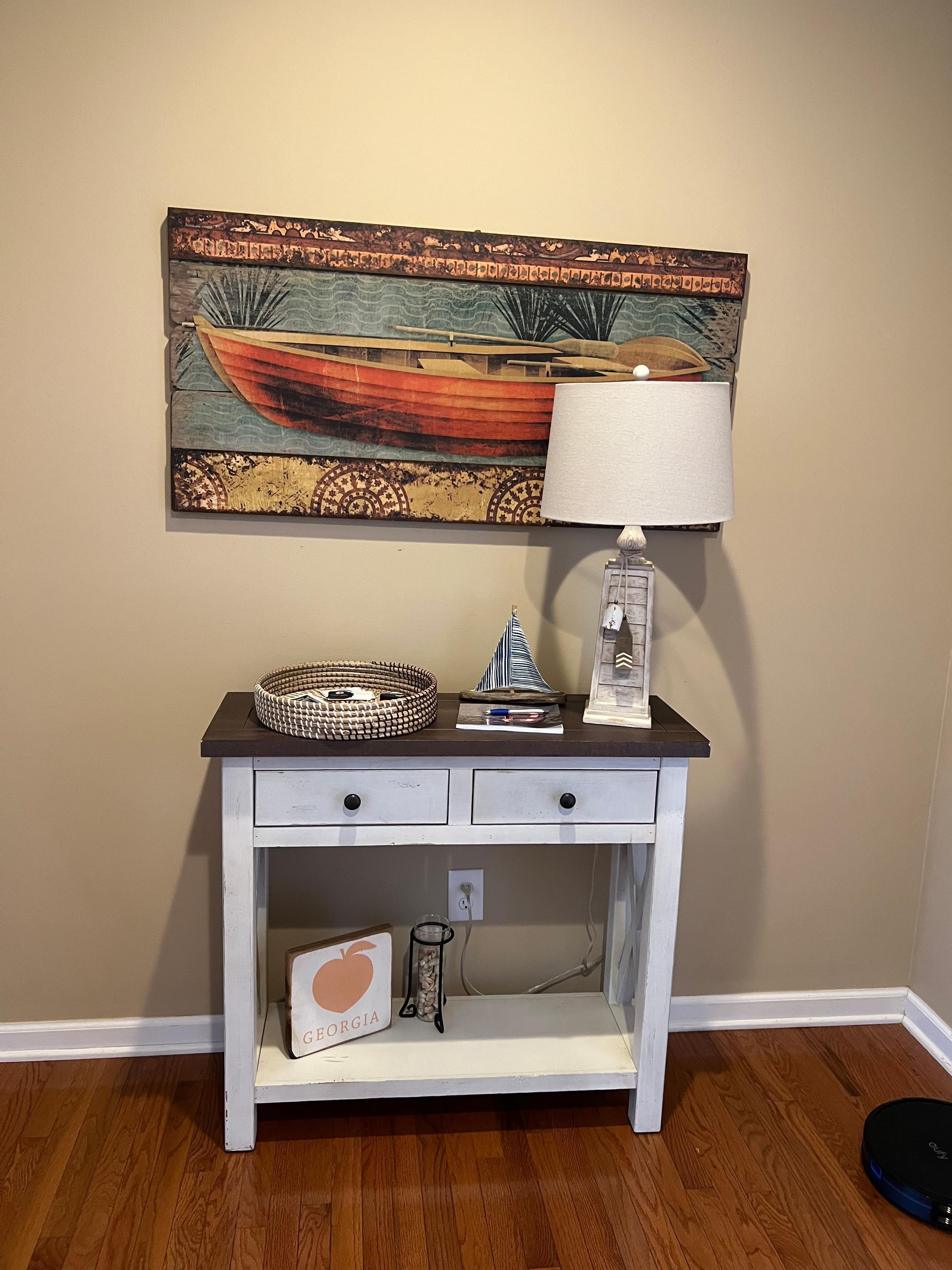 As you come in door on right