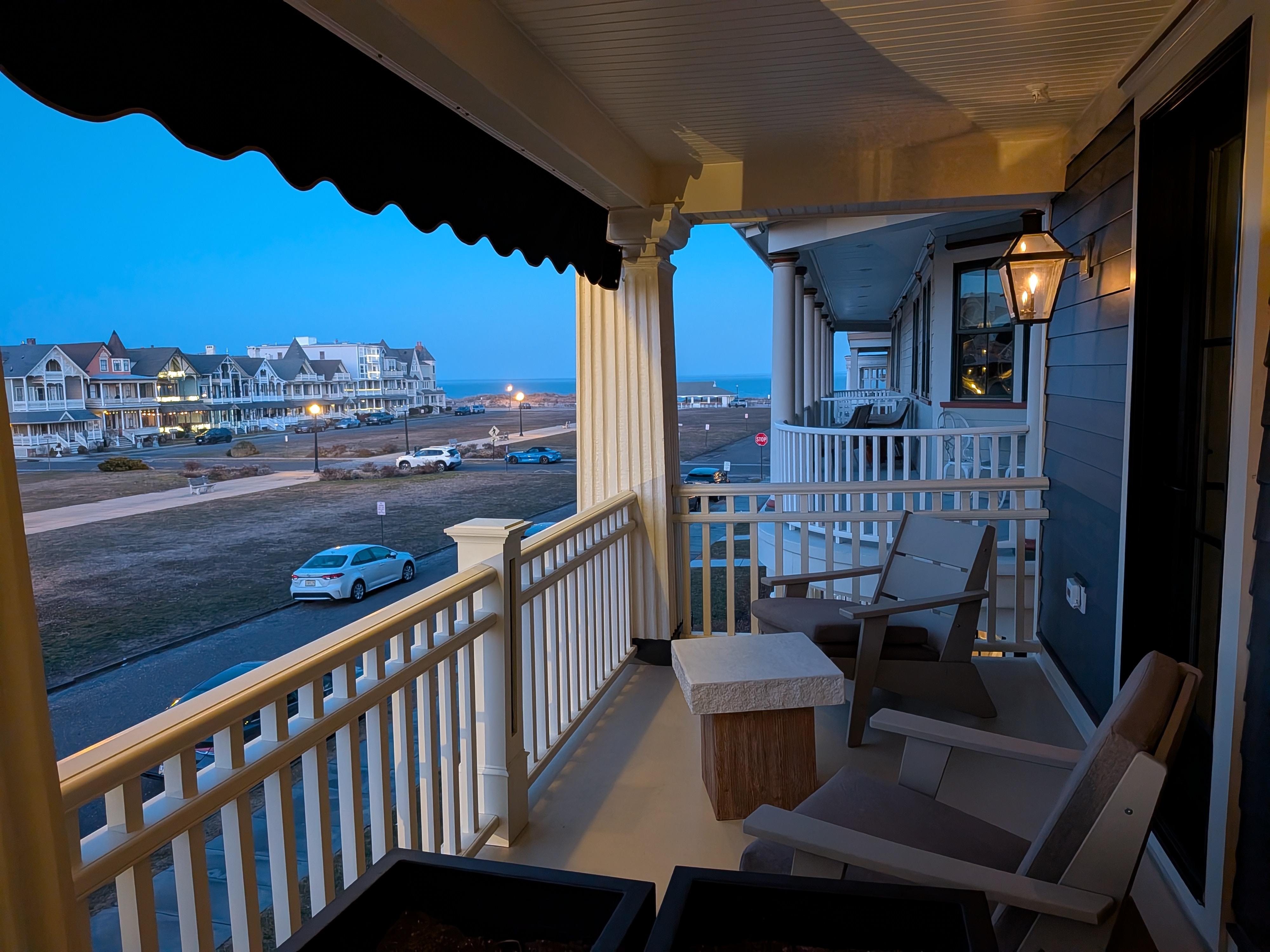 View from shared balcony on 2nd floor