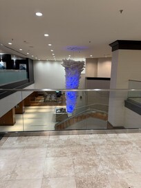 The lobby view