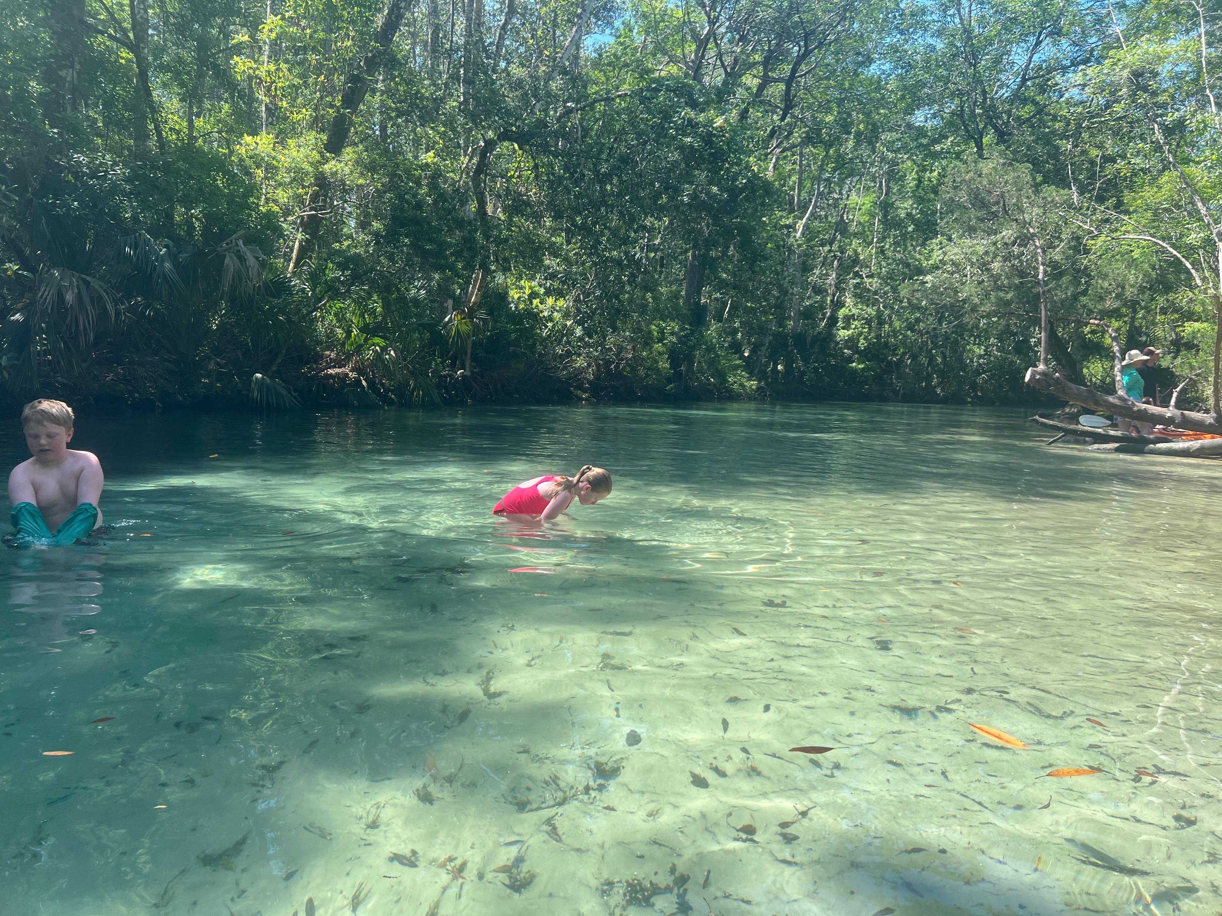Beautiful views upstream. 