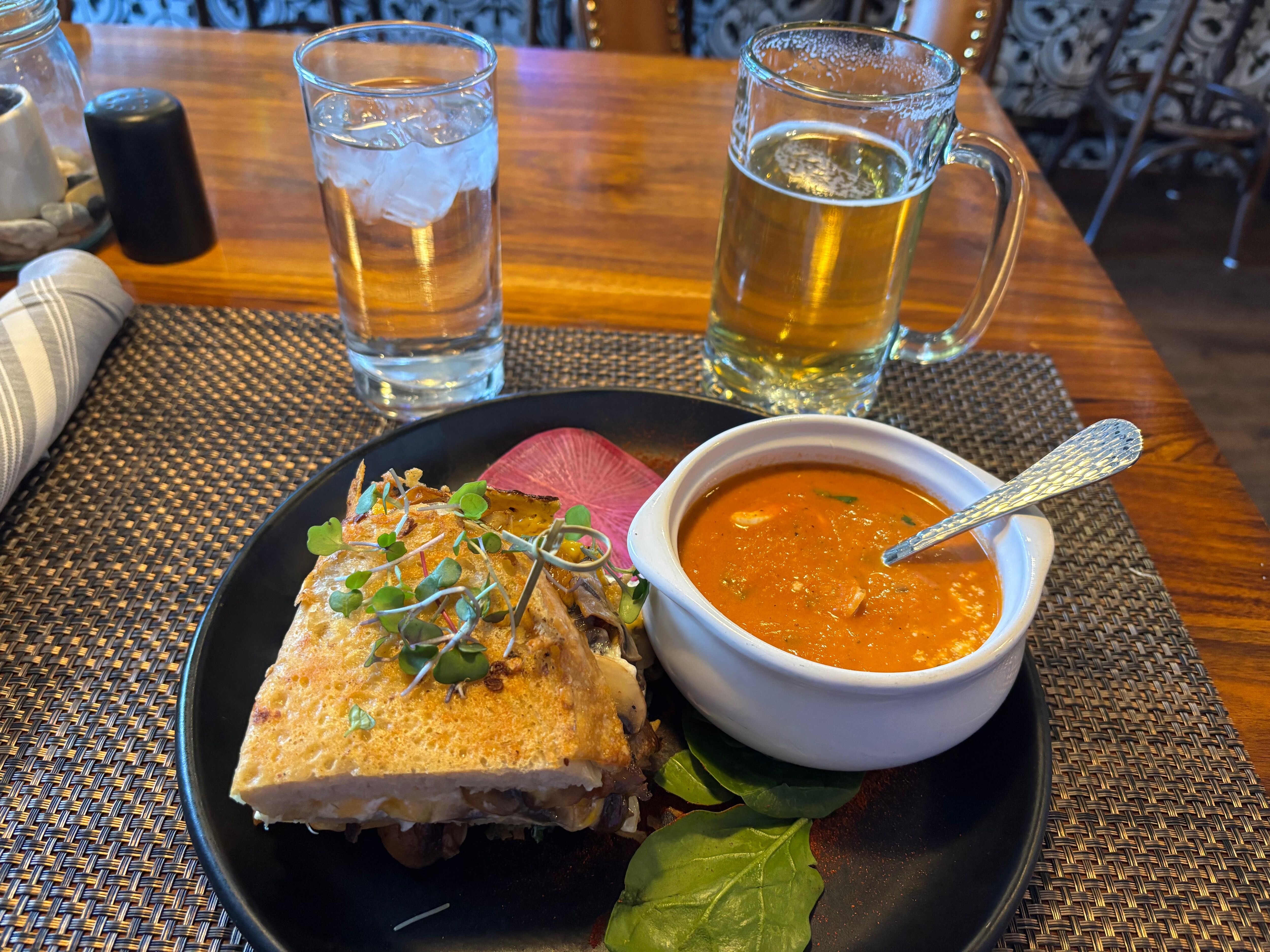 Fantastic food at the restaurants downtown. 