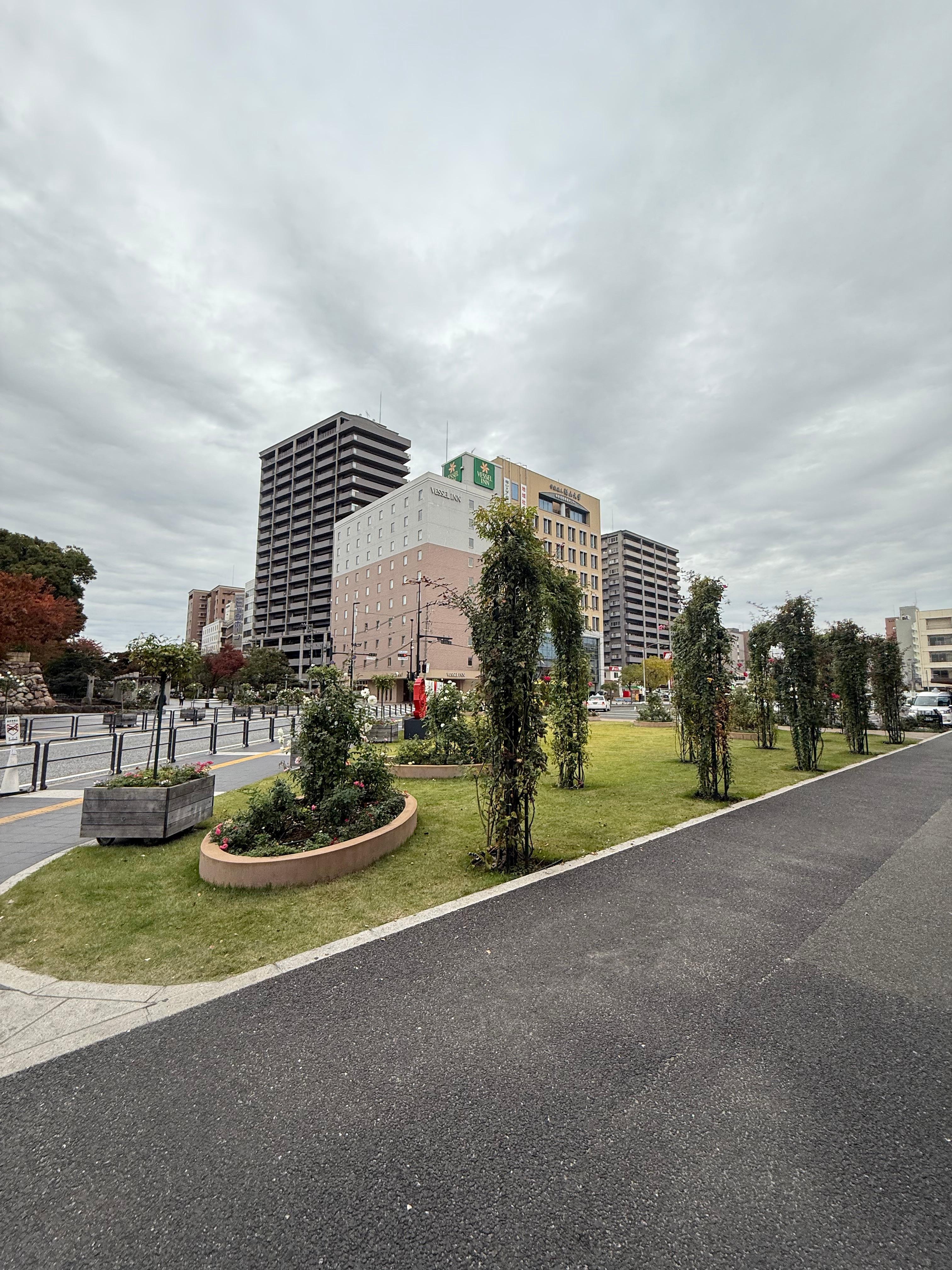 In front of Fukuyama Station 