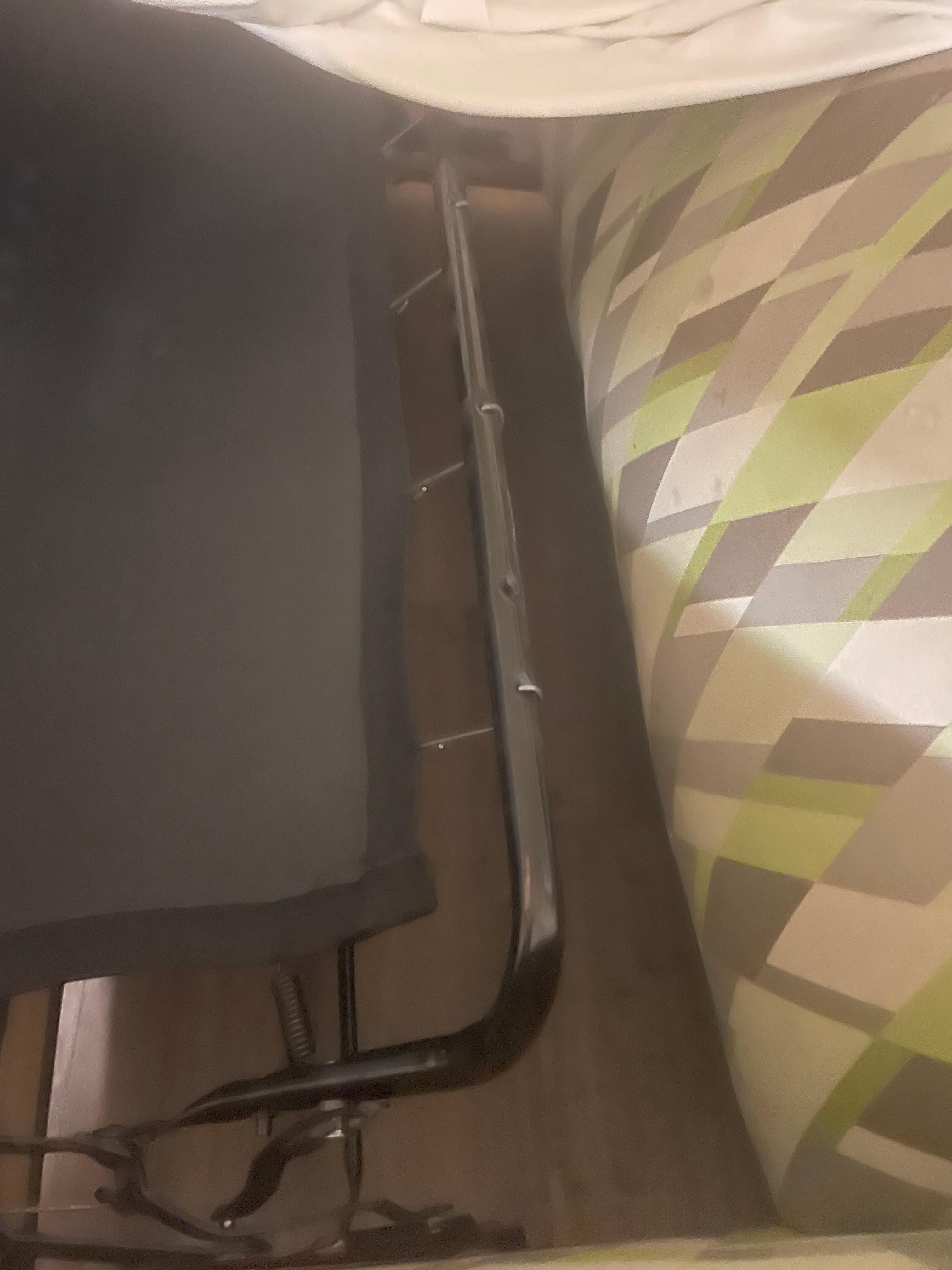 Pull out bed frame bent