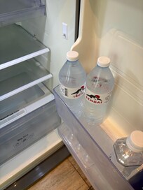 毎日ミネラルウォーターが2本追加されます