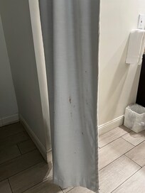 Curtain stained