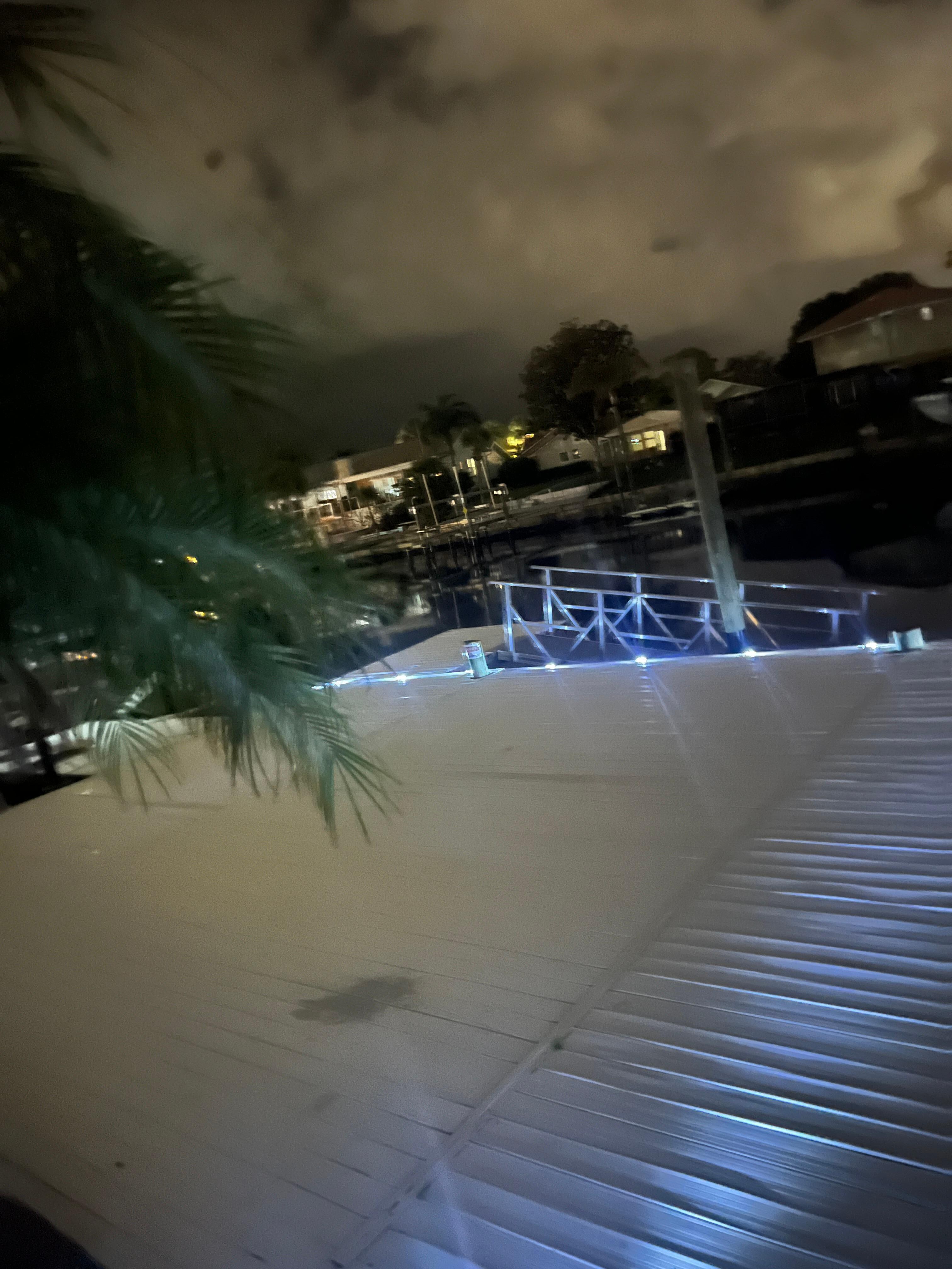 Dock at night!