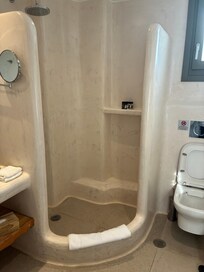 The bathroom.