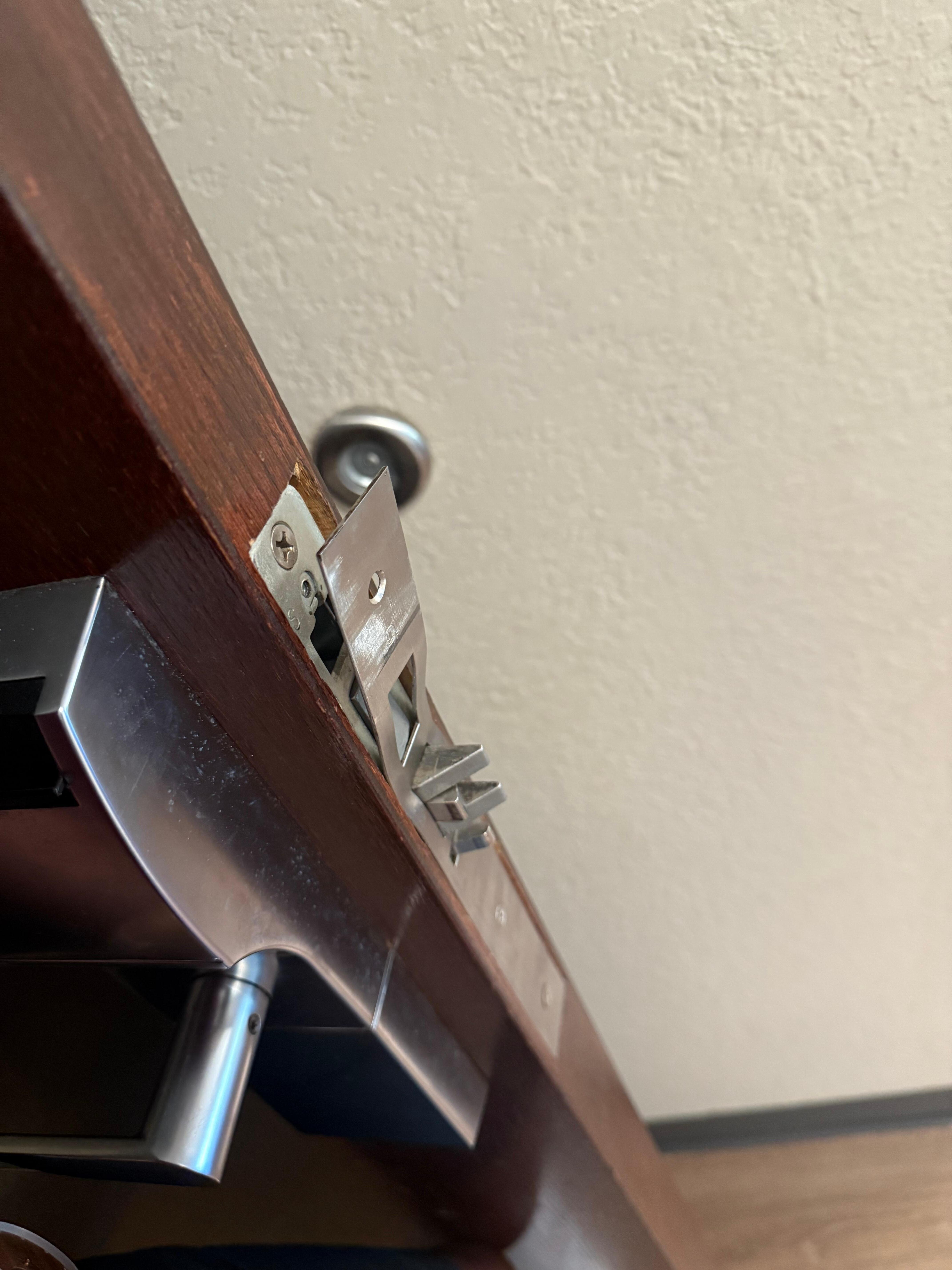 Broken doors