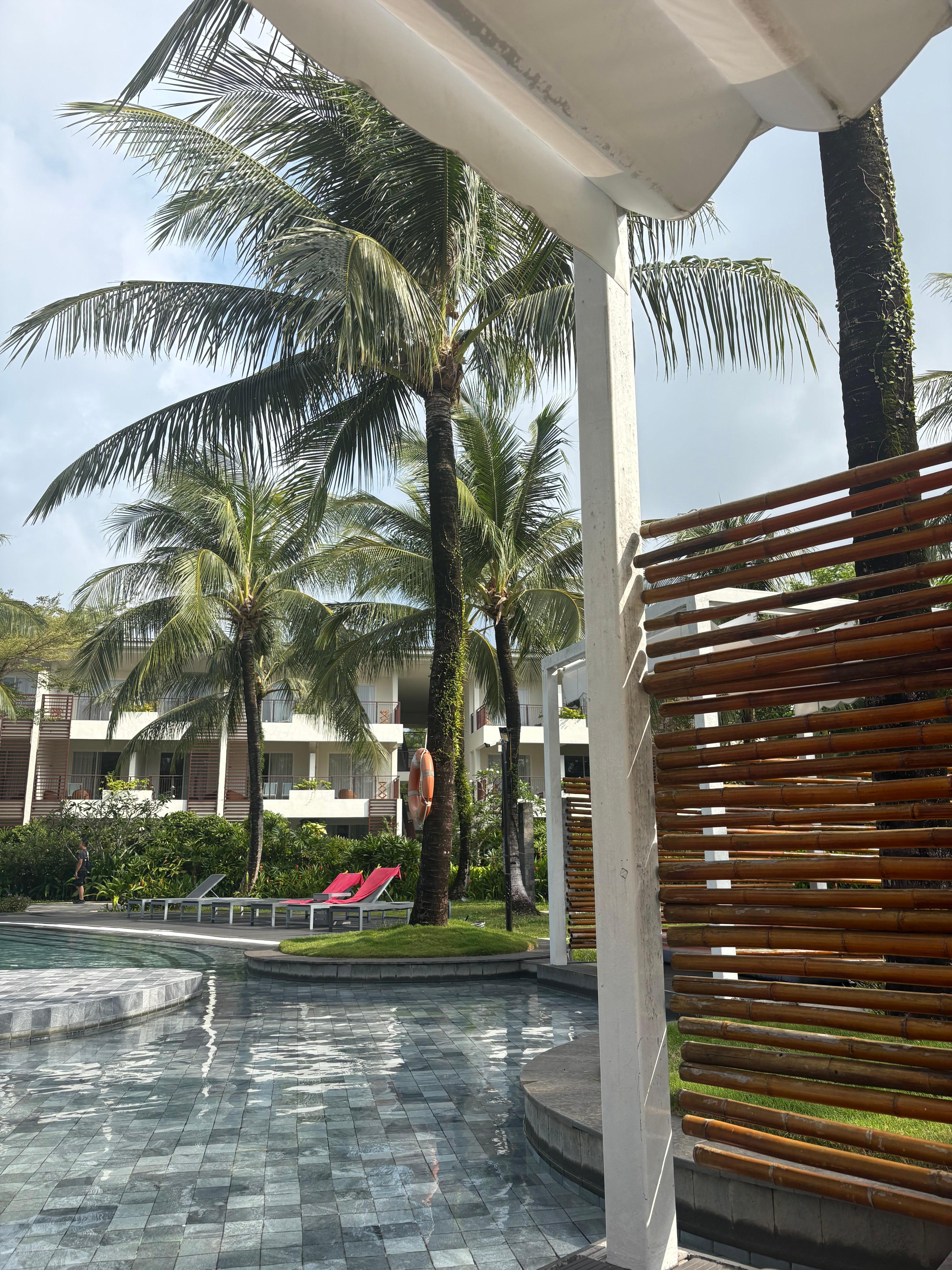 プールサイドから