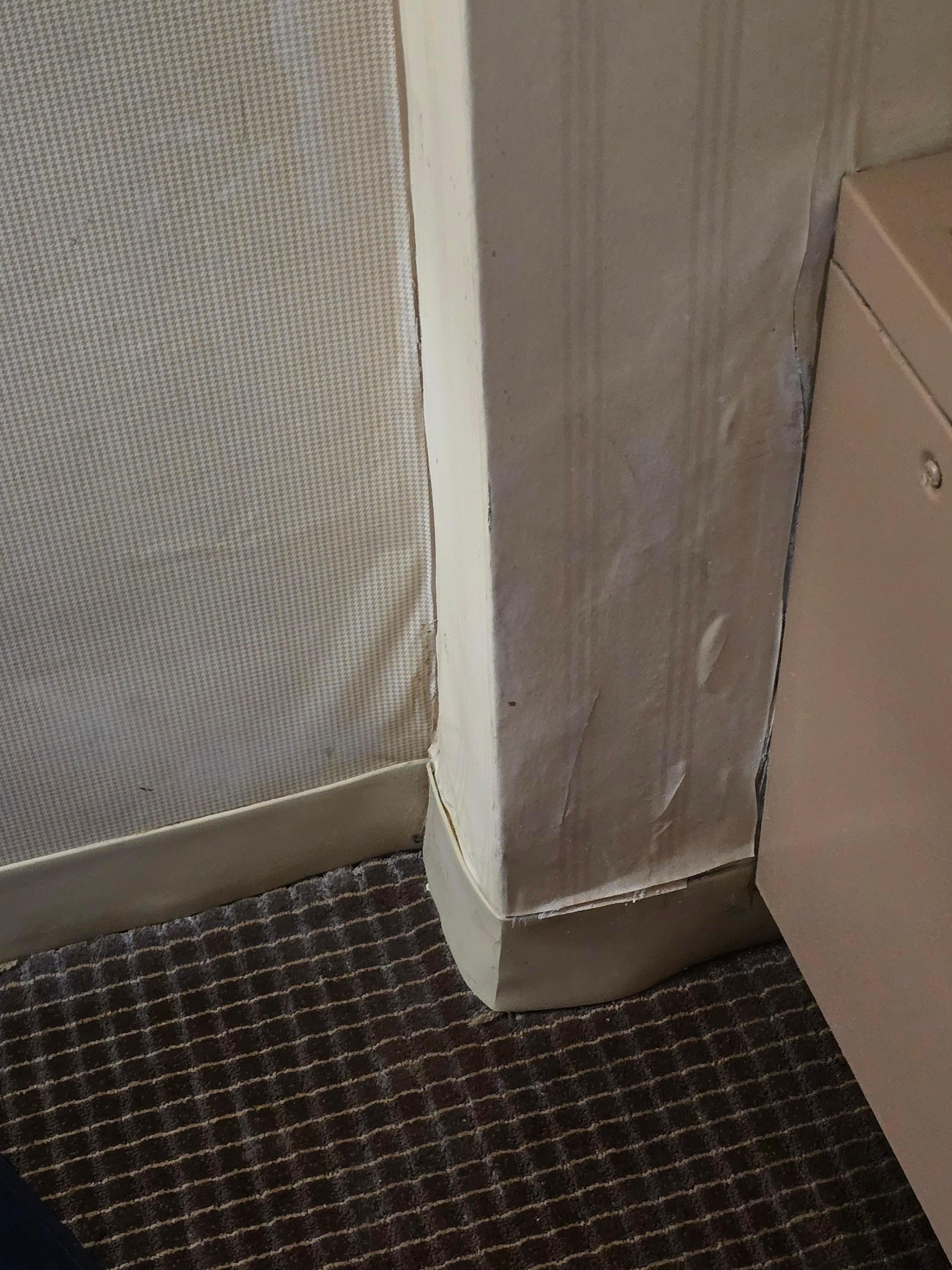 The majority of the walls look like this