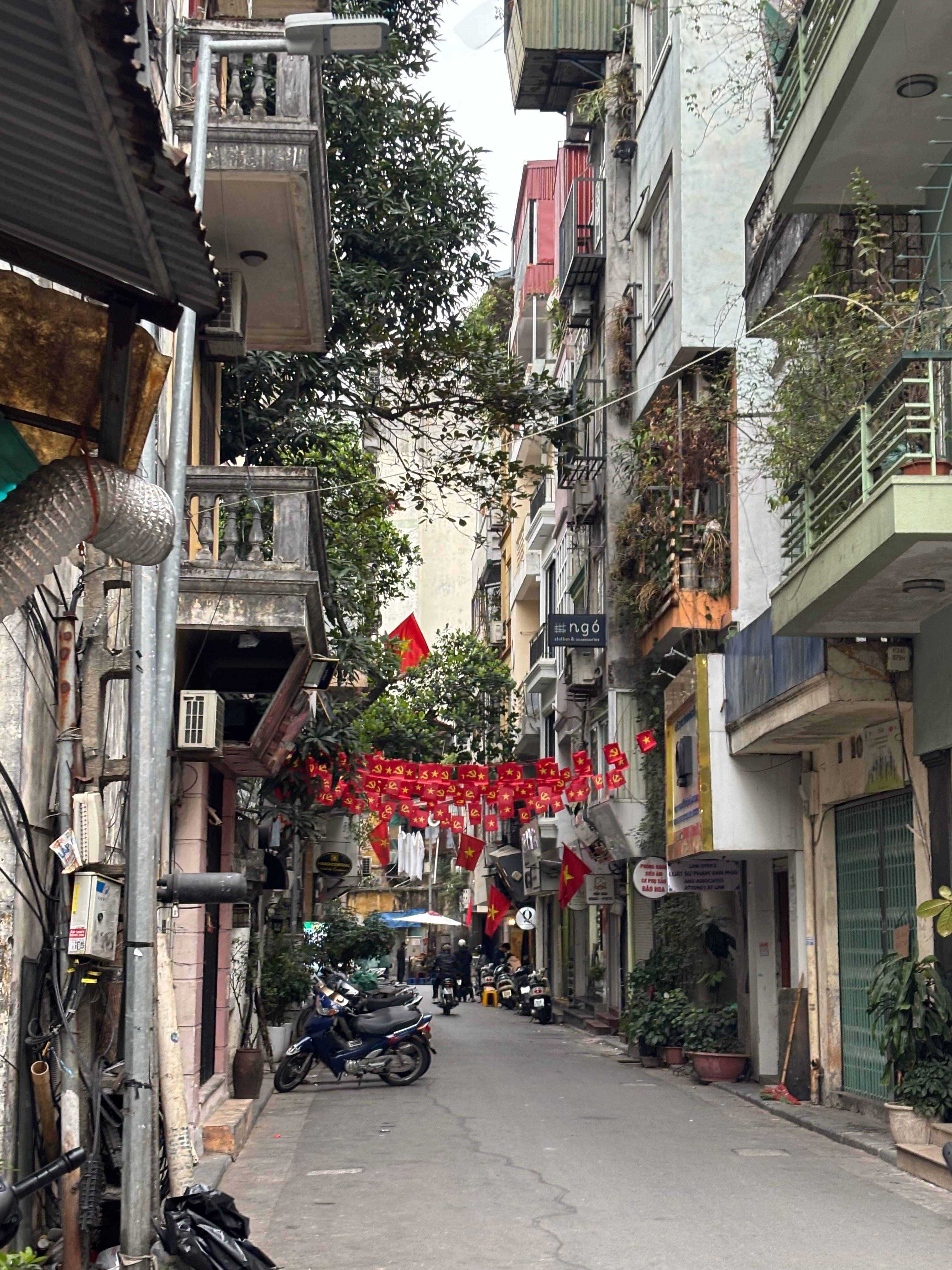 The lane the hotel is in. 