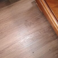 One of many dirty places in our room.