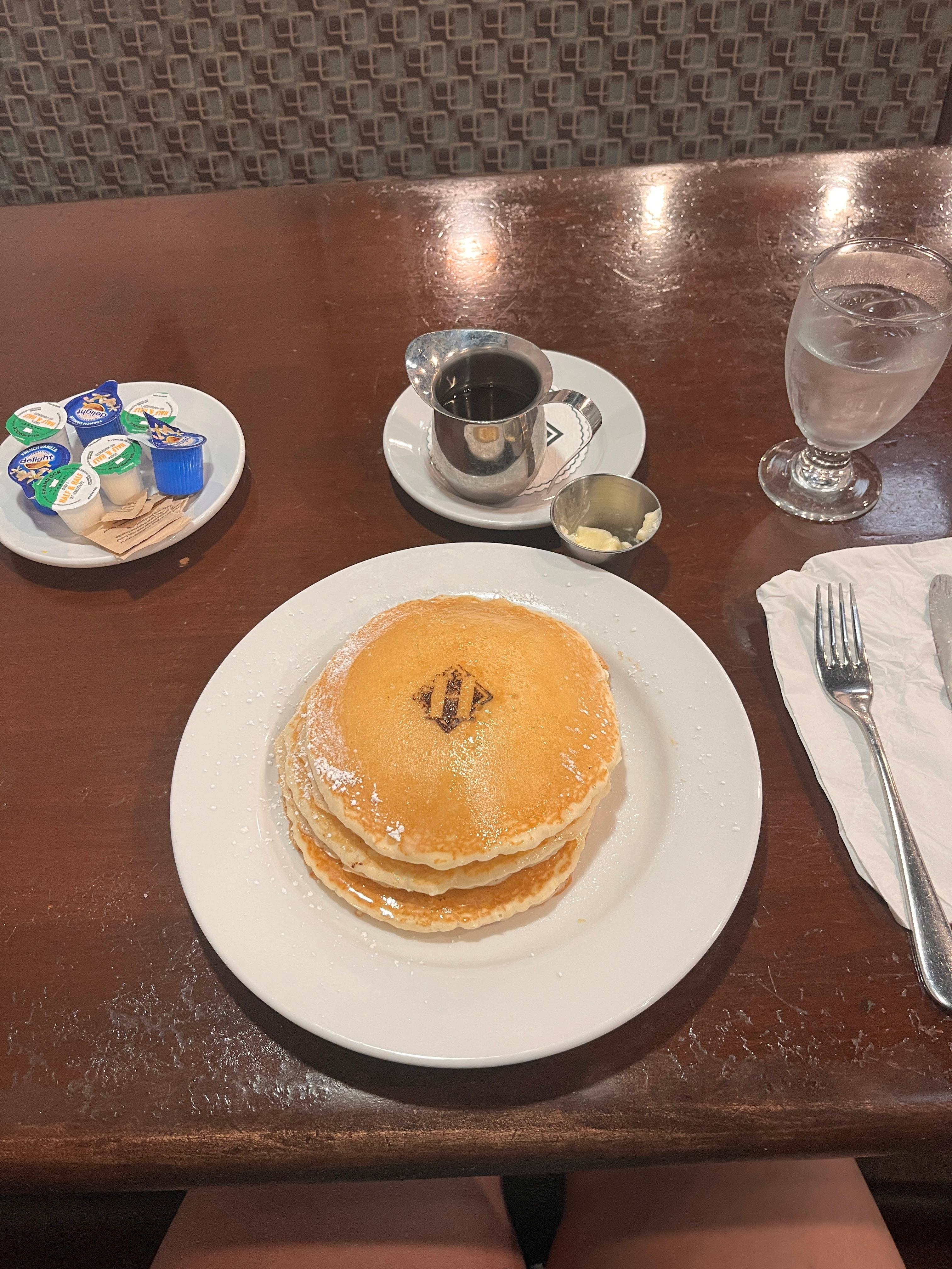 Handlery stamped pancake!