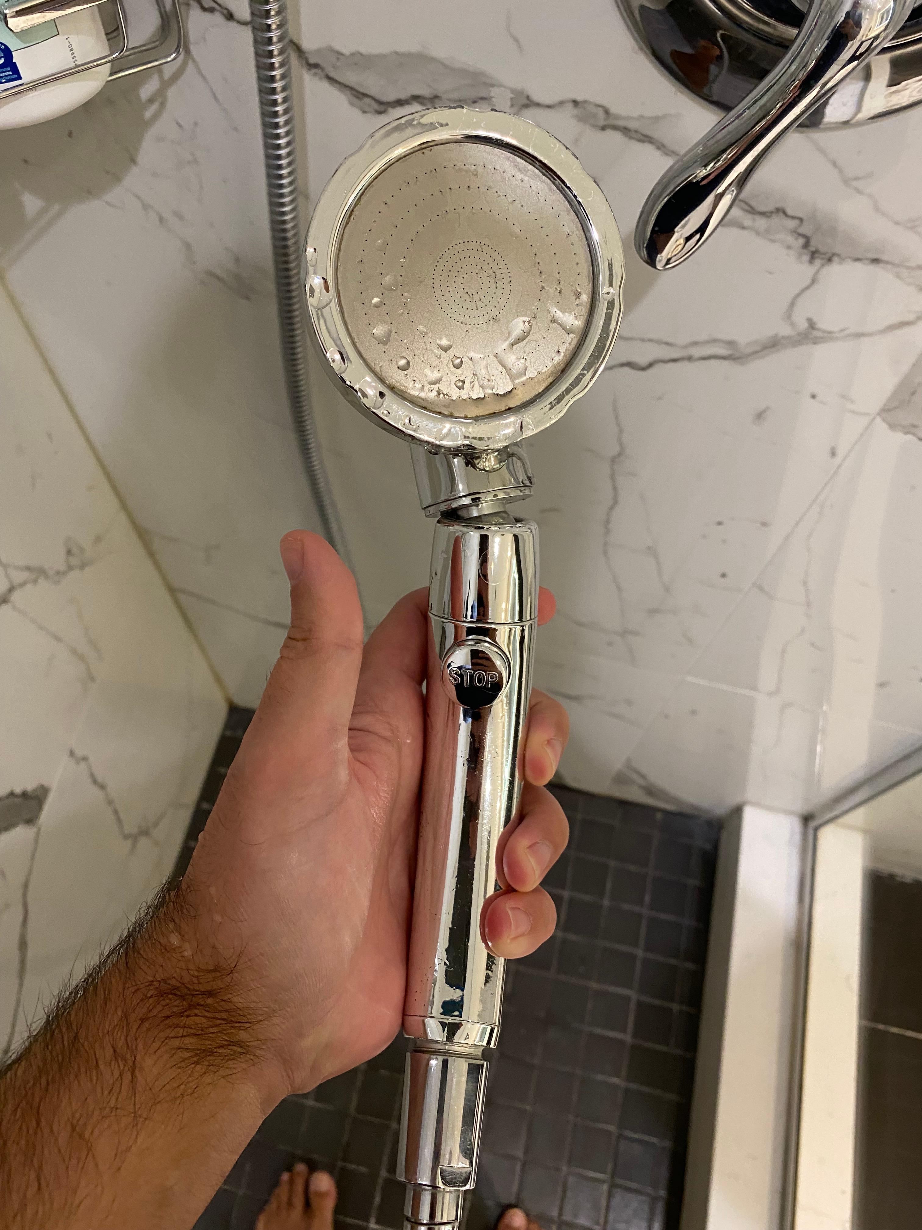 Great water pressure on the shower head.