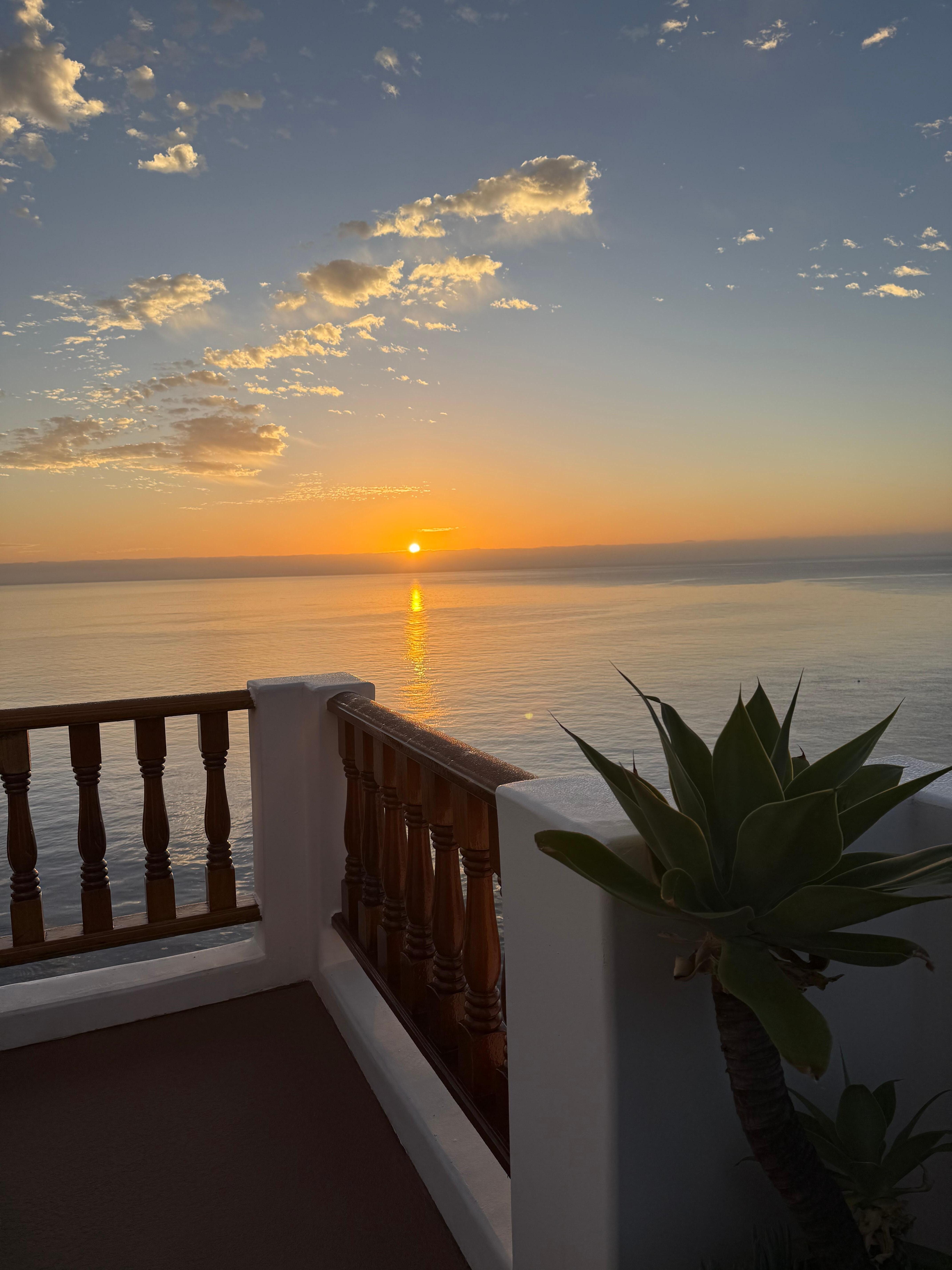 Good morning from our balcony 