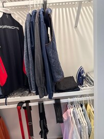 Lots of space for clothing