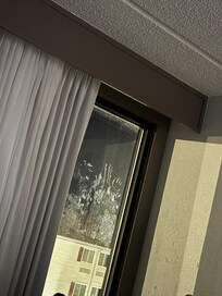 Windows were filthy