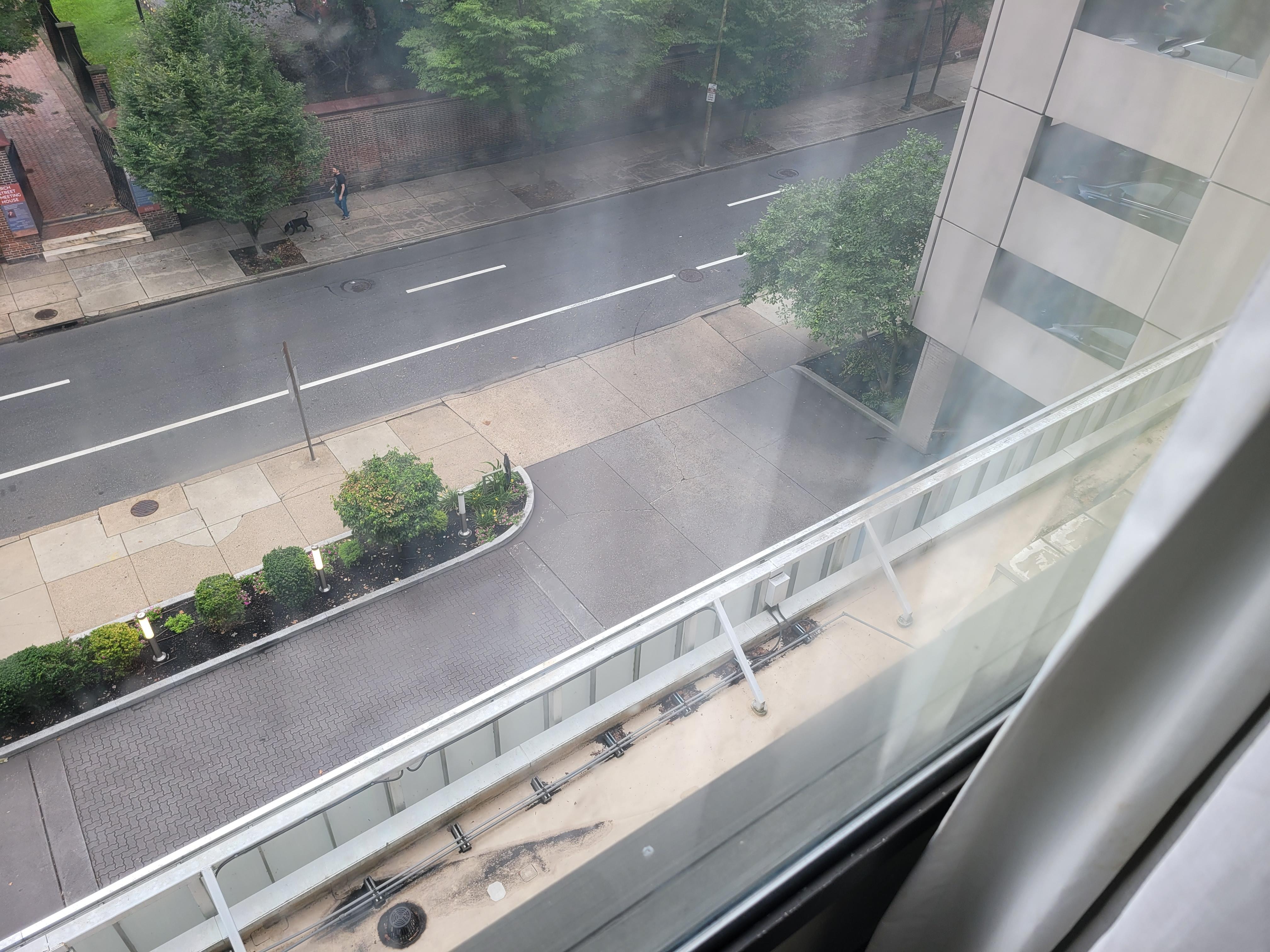 No window cleaning