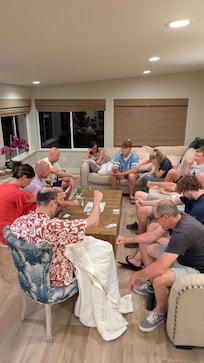 Family playing Secret Hitler game!