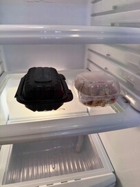 Left over food from previous guests