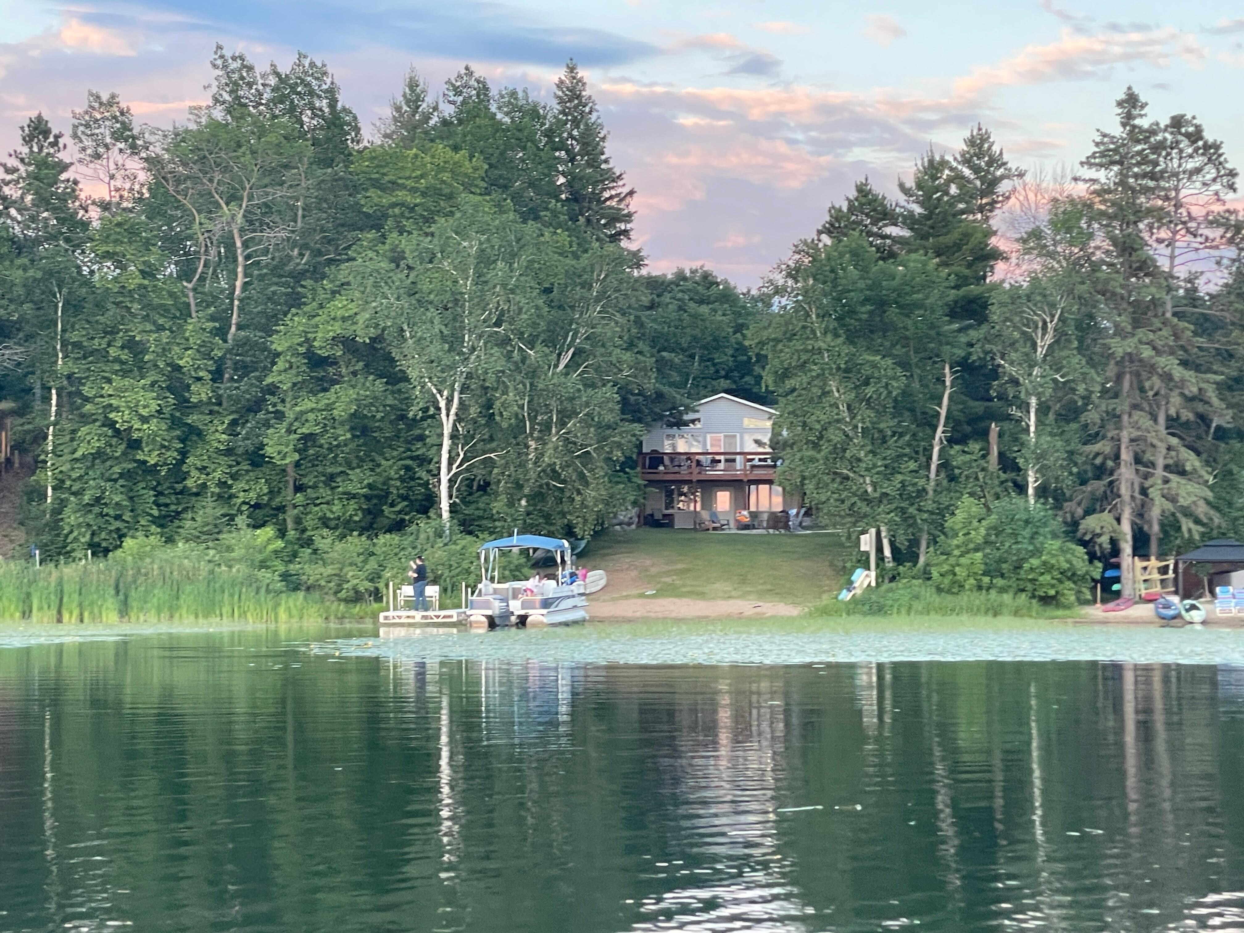 View from the lake. 