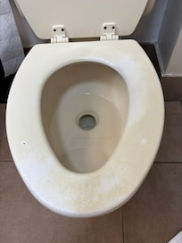 Stained and worn out