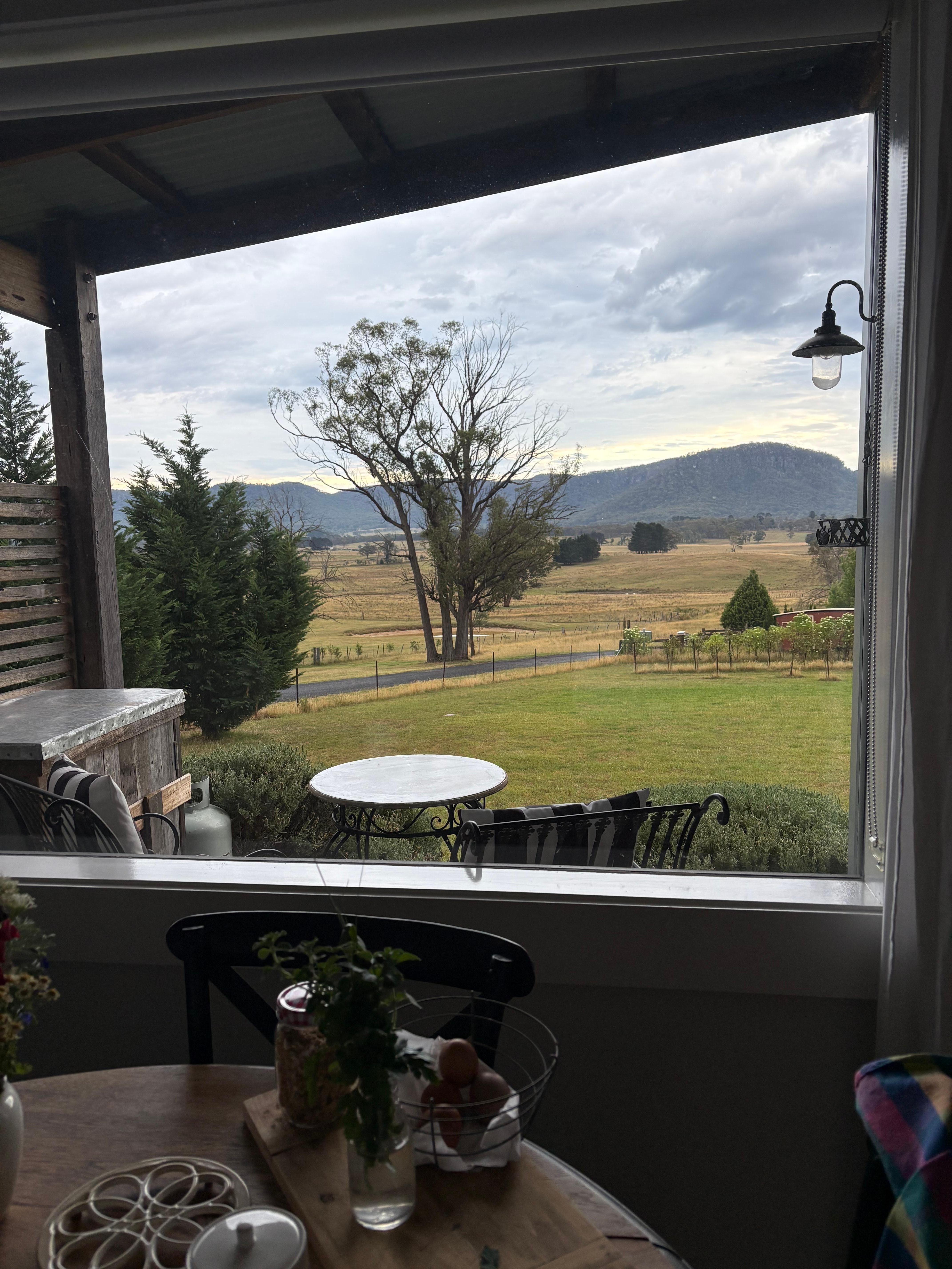 View outside from one of the seating areasv