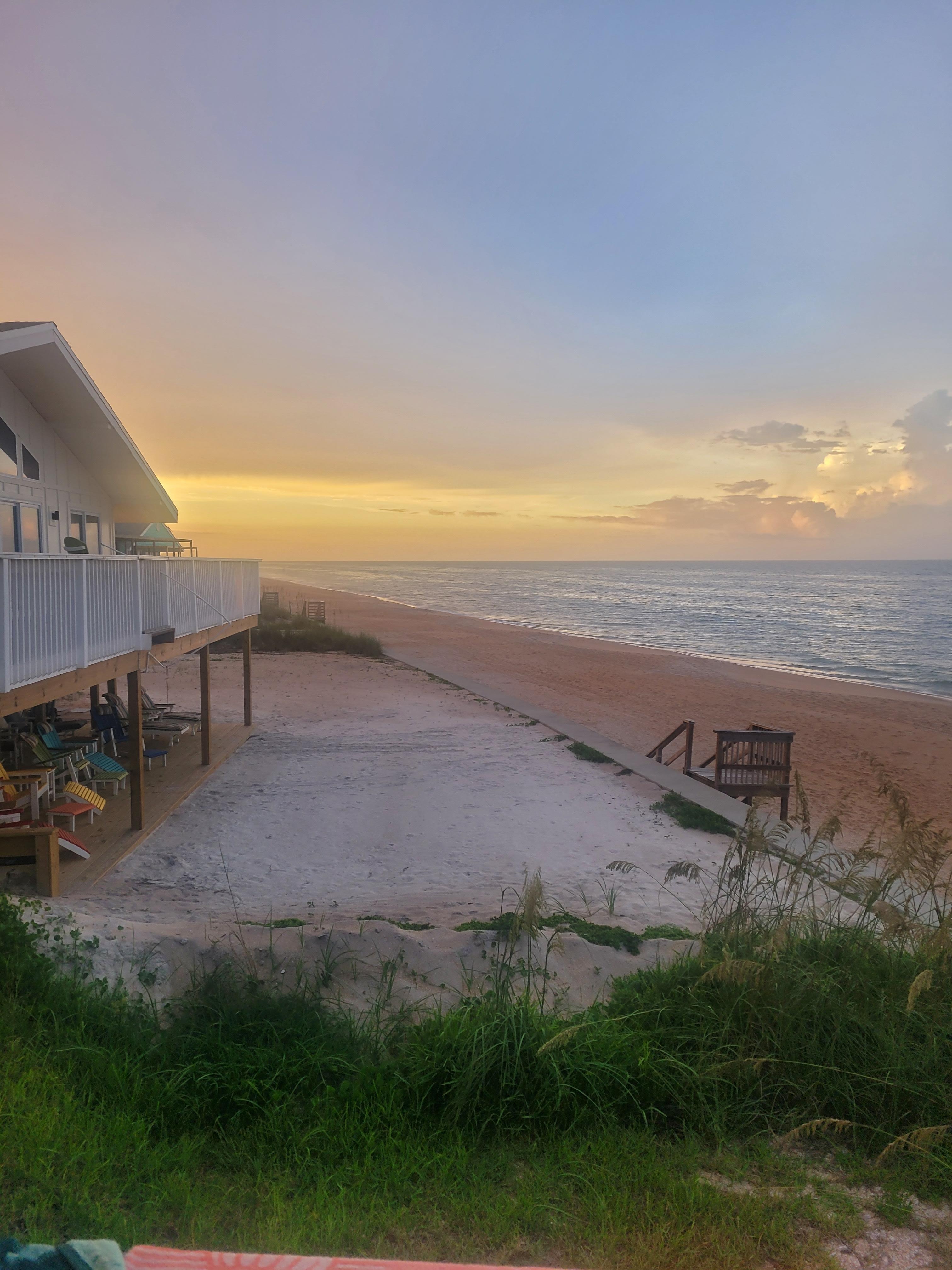 Back porch looking North.
