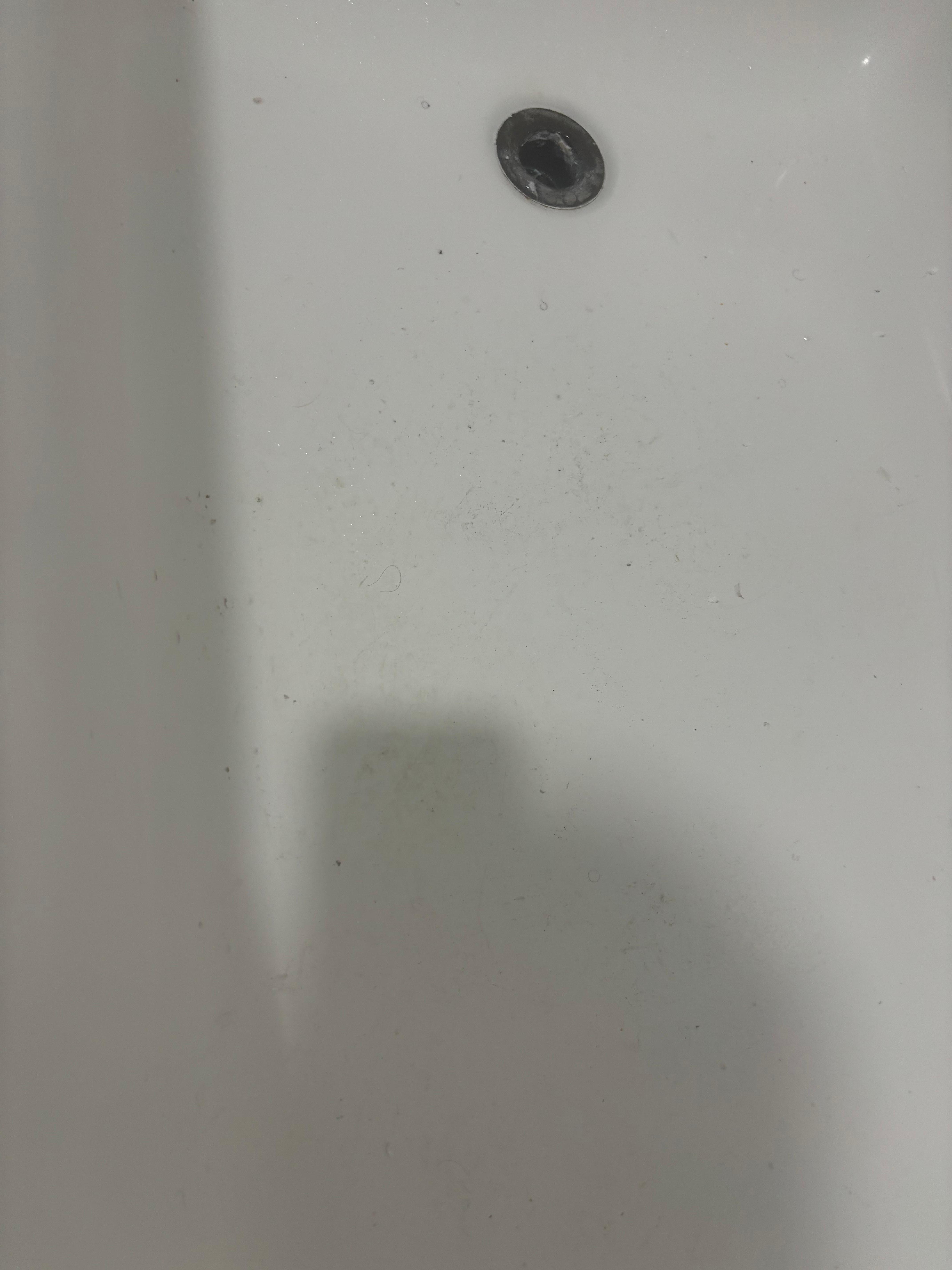Inside the tub