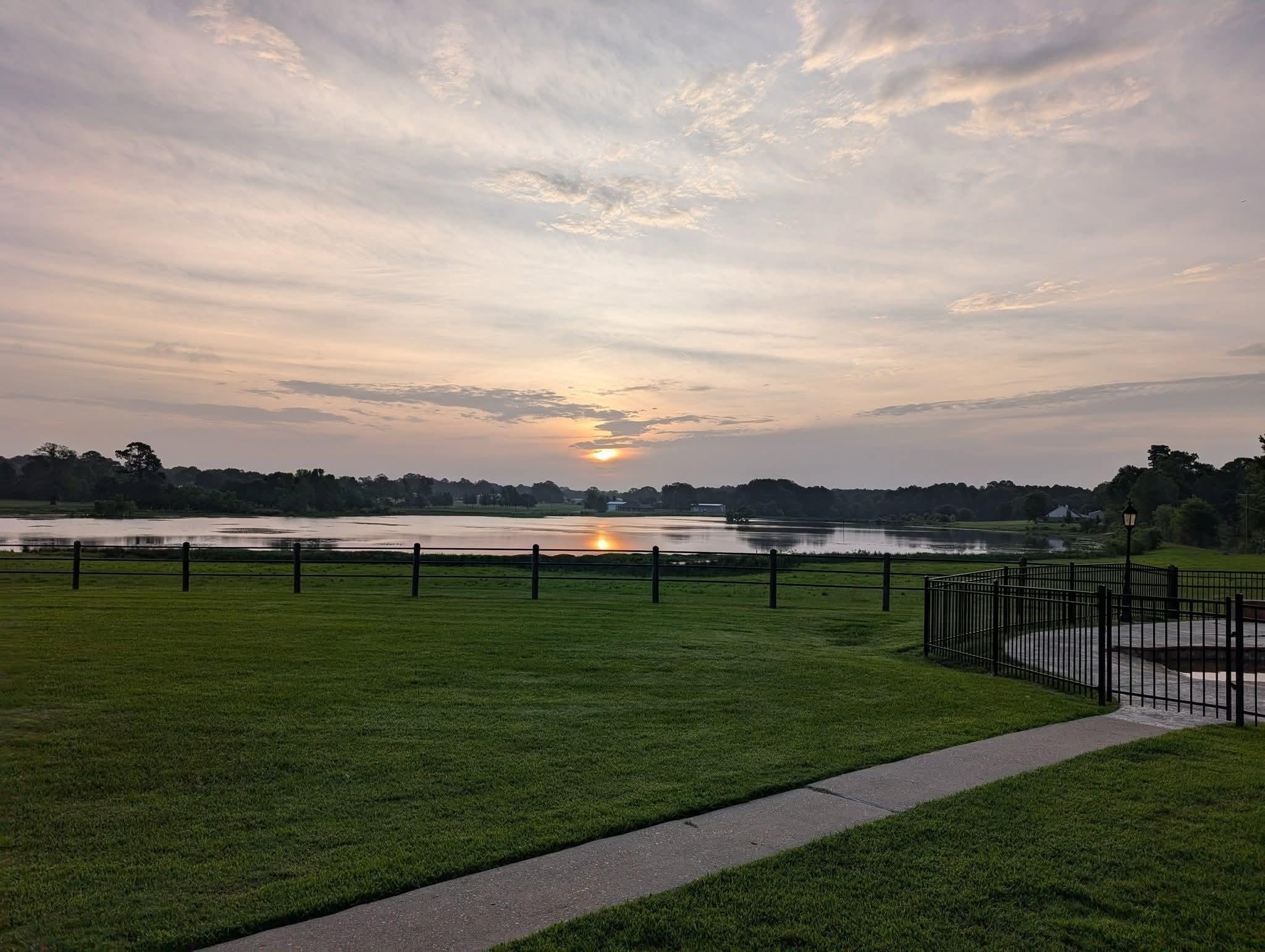 Early morning sunrise