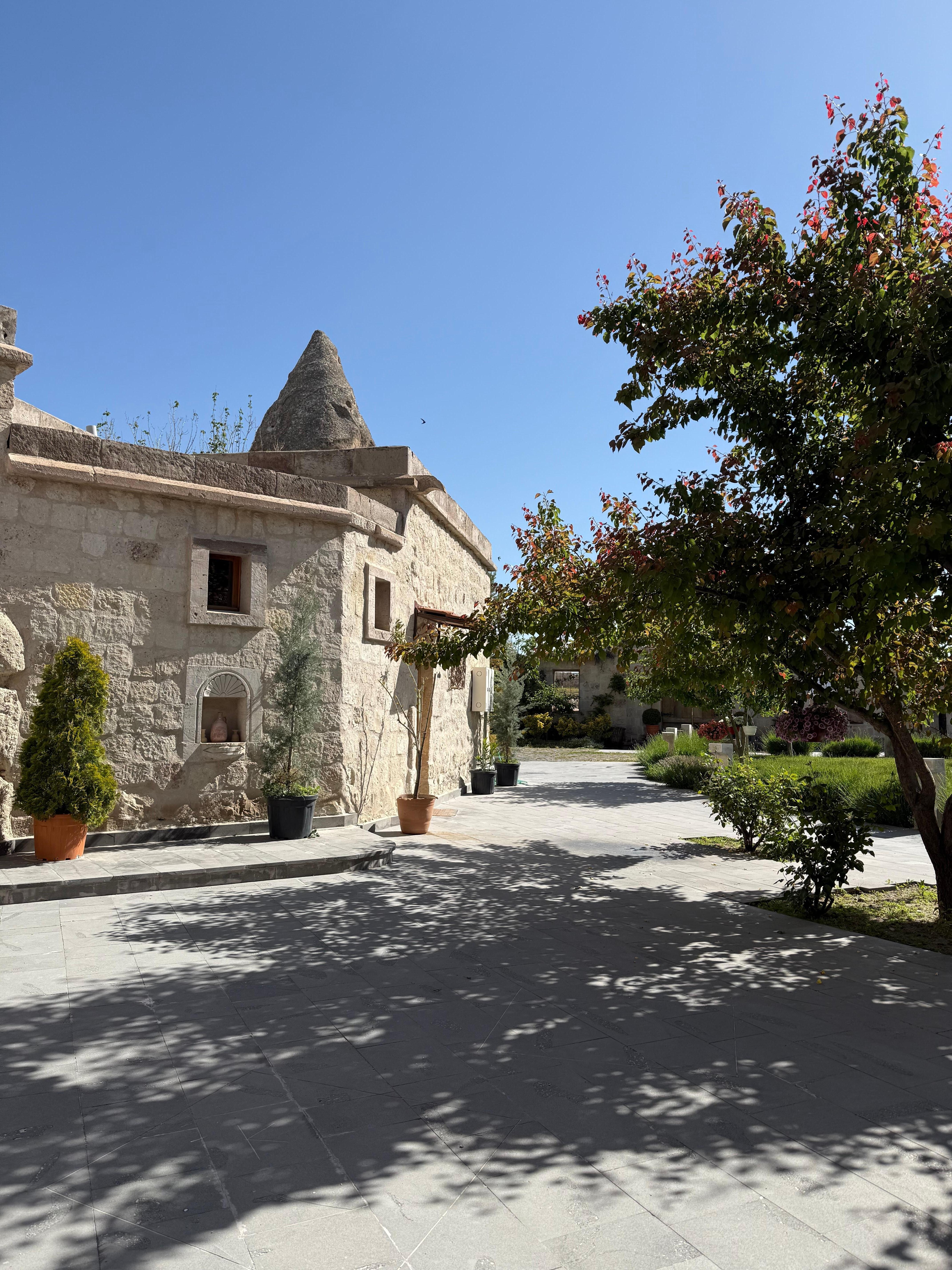 The courtyard by our room