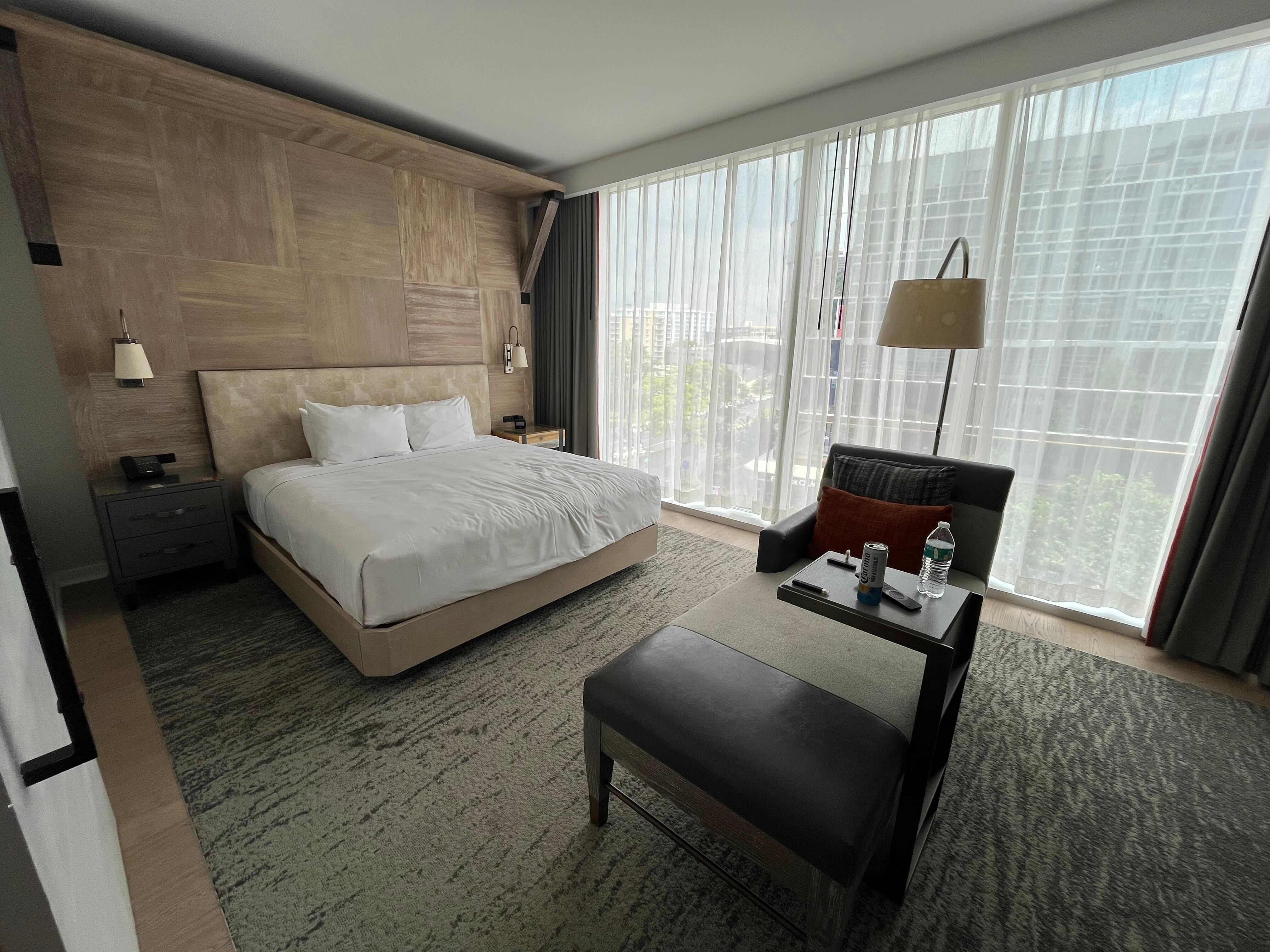 Photo of courtyard view King bed room