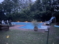 The wonderful pool in October.