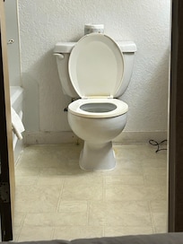 Filthy moldy bathroom