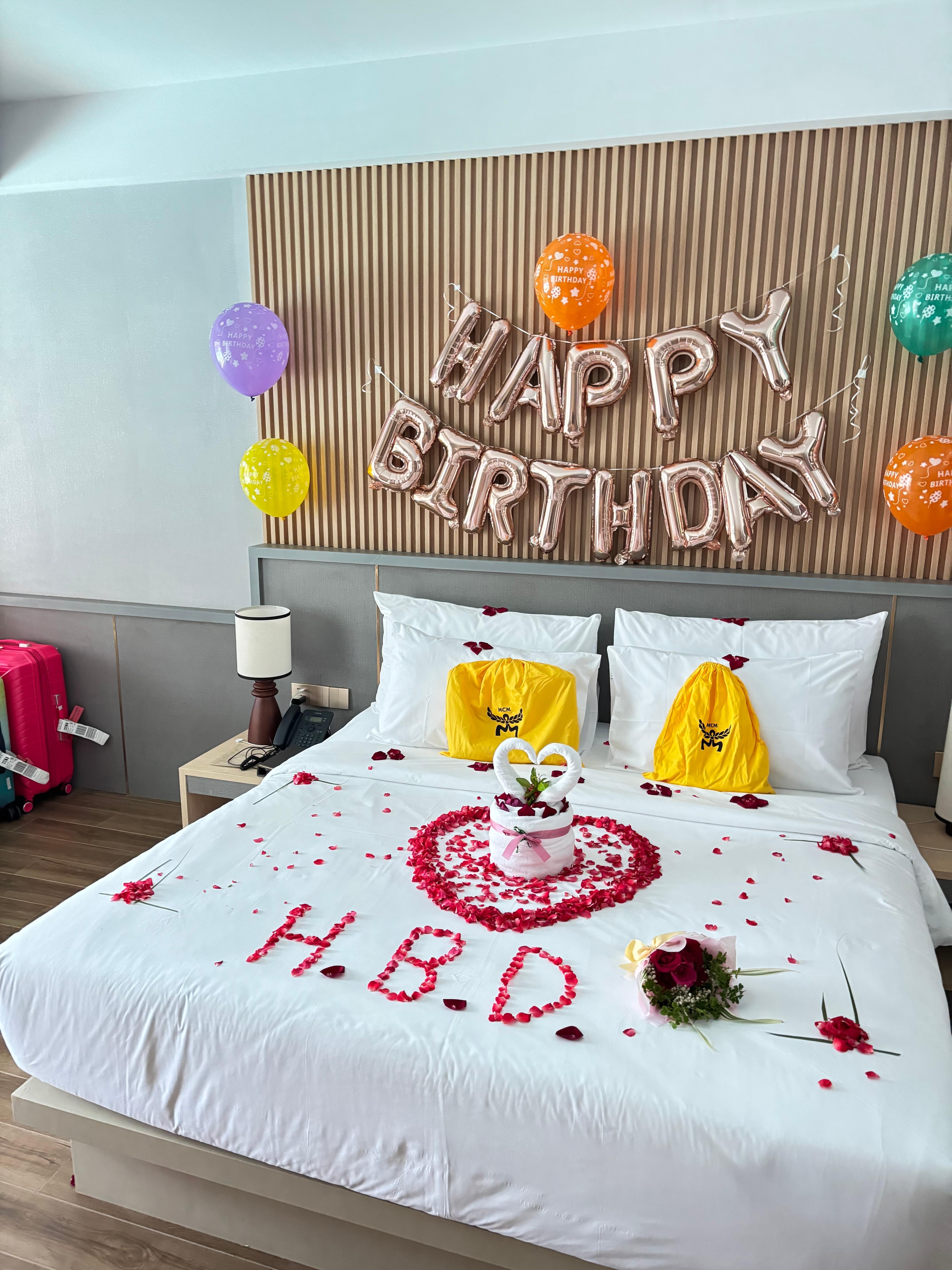 They set the room up it was beautiful 