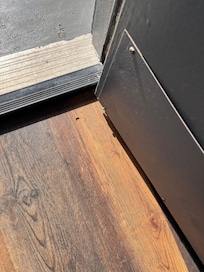 Roaches. Coming in door