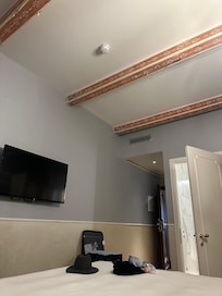 Wonderful, clean room nestled near the interior courtyard.