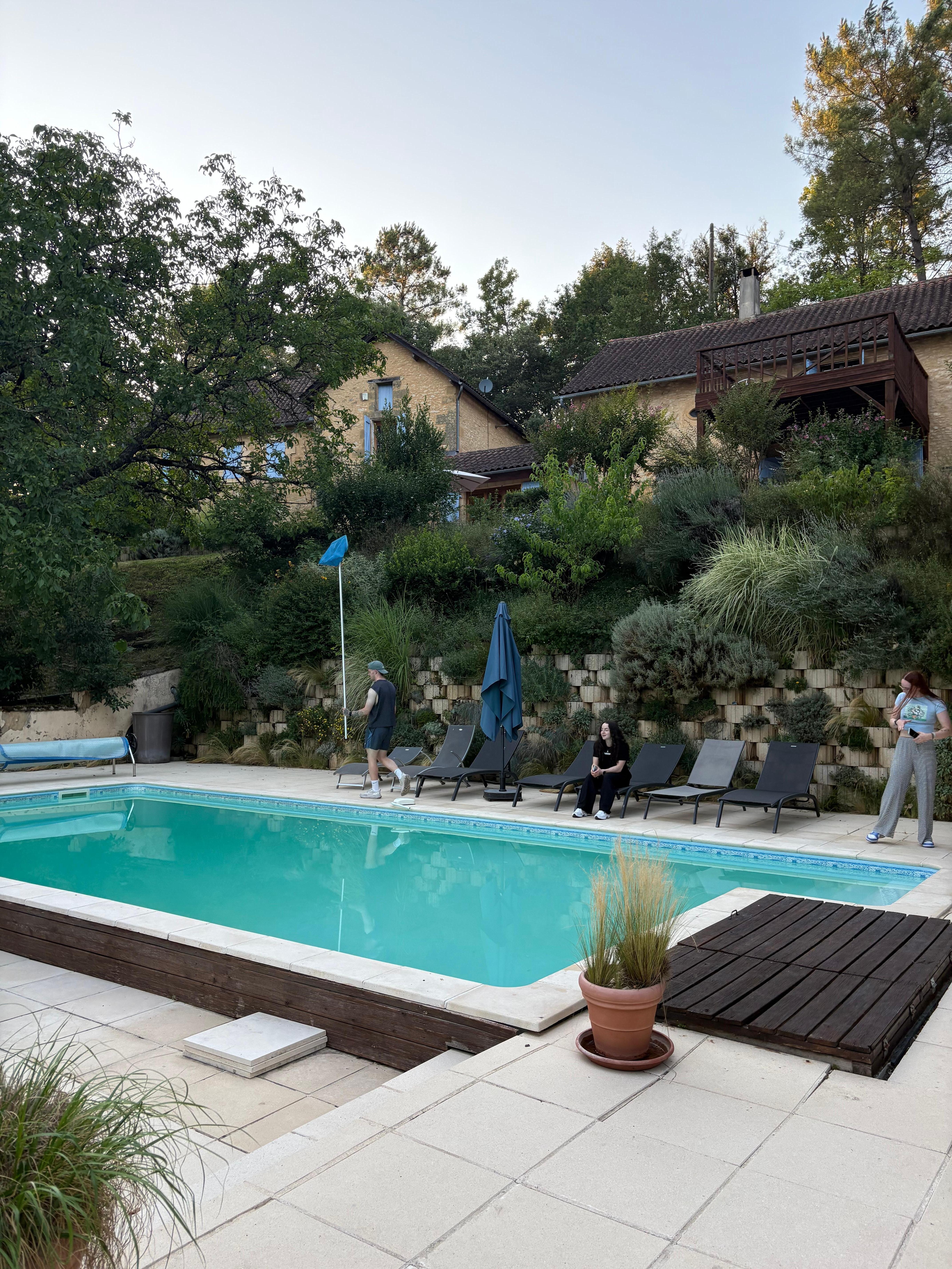 View of house from the pool