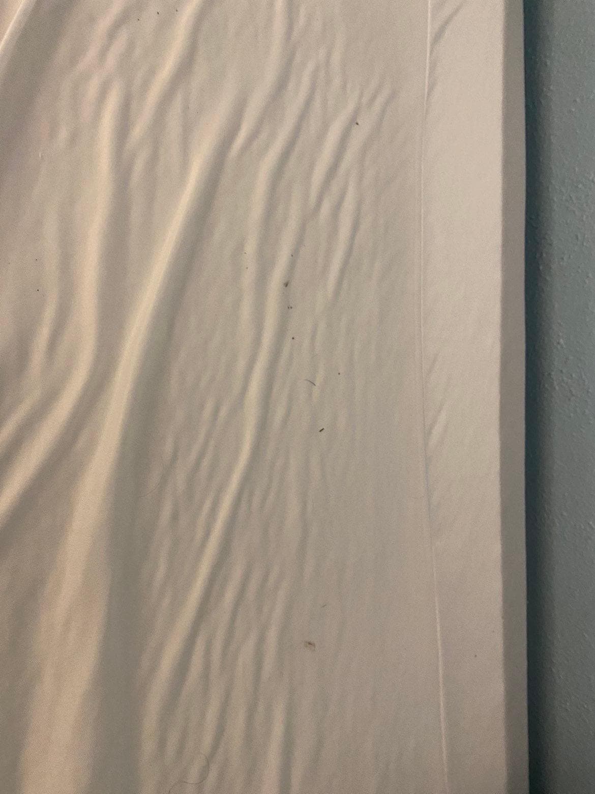 Stains in bedroom. 