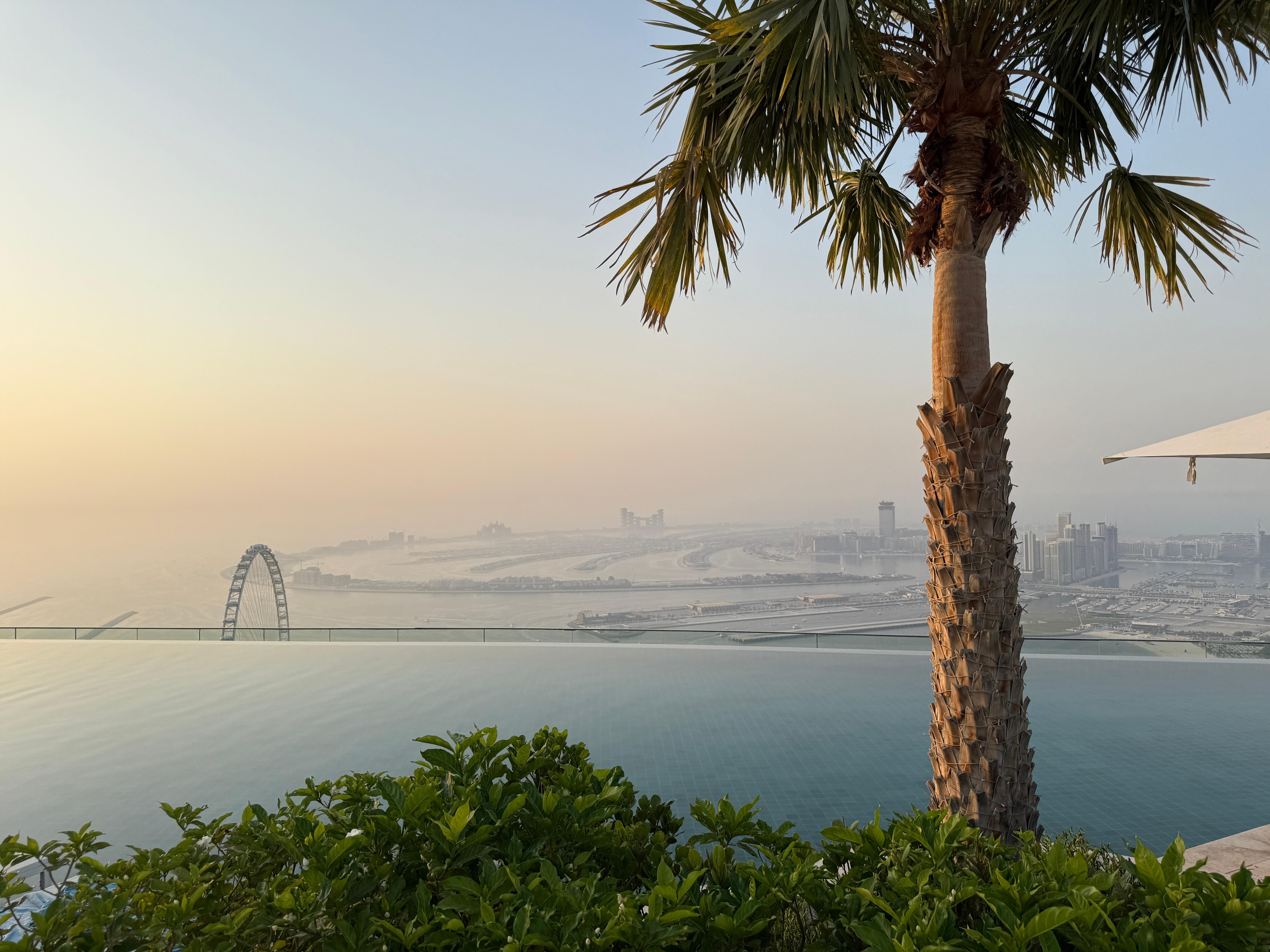 Stunning sunset views from the highest Infinity Pool in the world! 