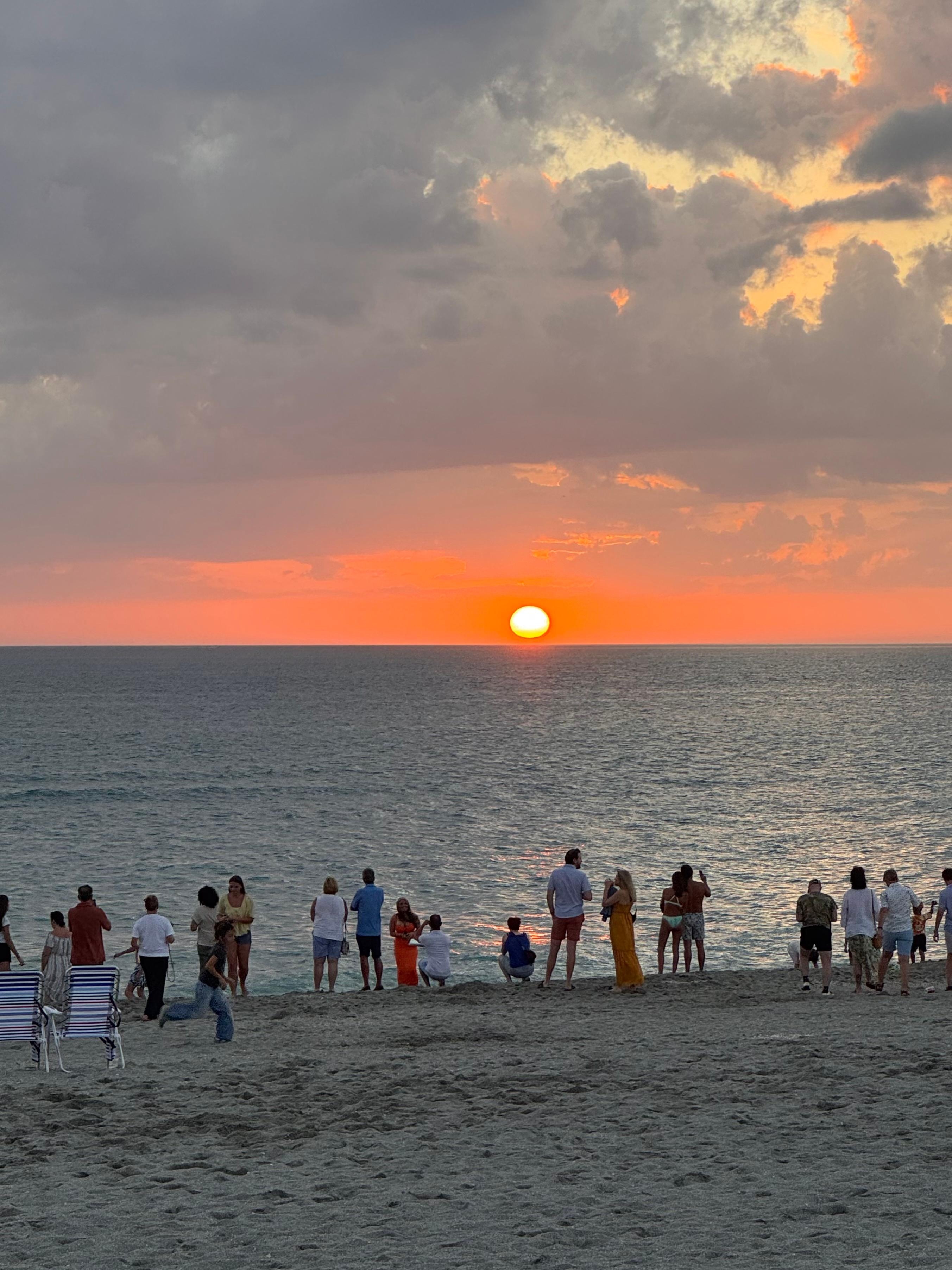 Sunset on Venice beach