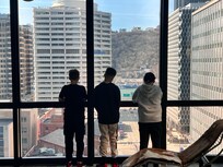 View out of living room window.