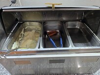 The ticket-required hot breakfast. Pretty impressive!