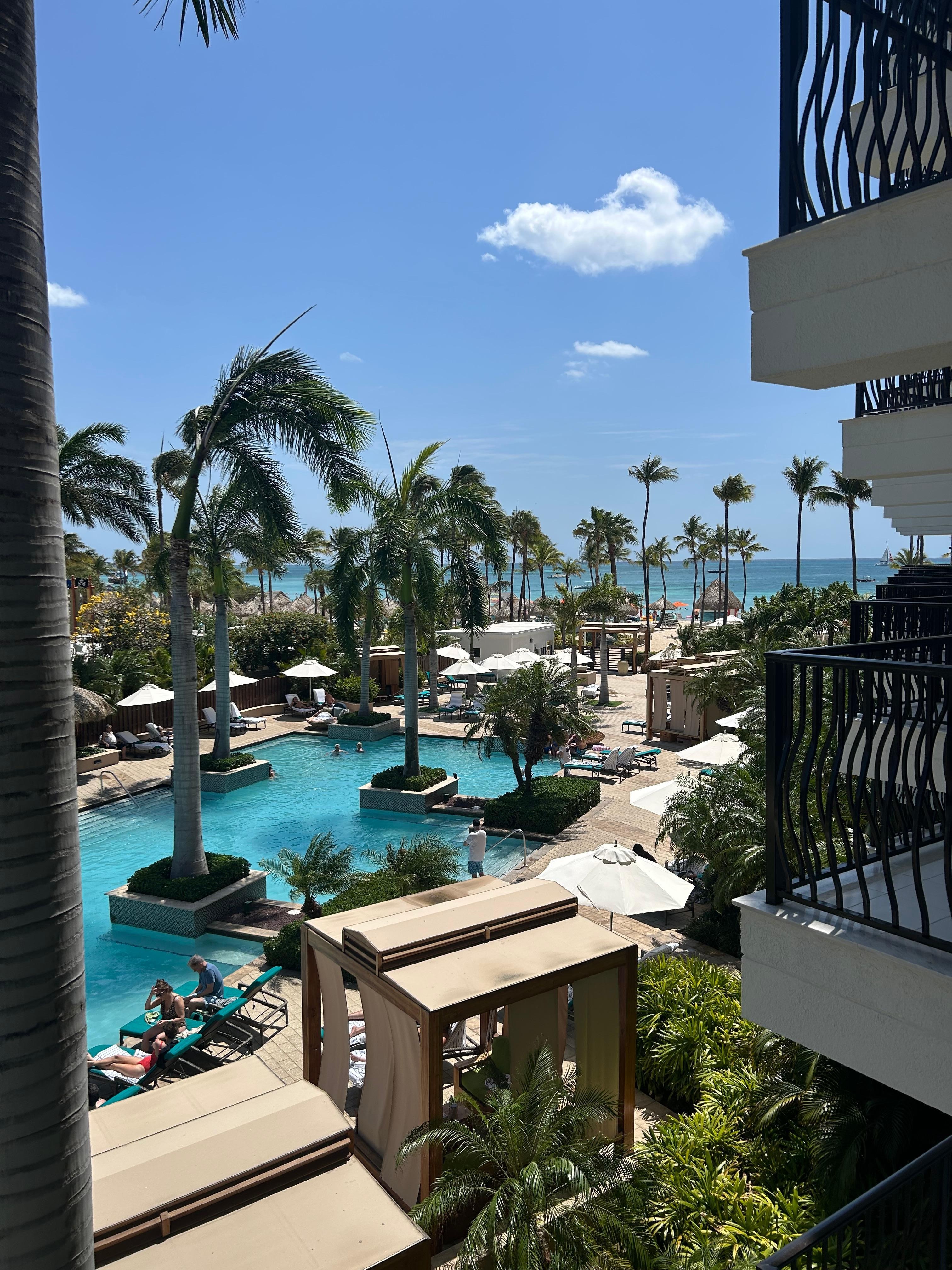 This was a view from our room, South Tower