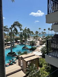 This was a view from our room, South Tower