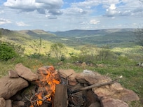 Fire with a view!