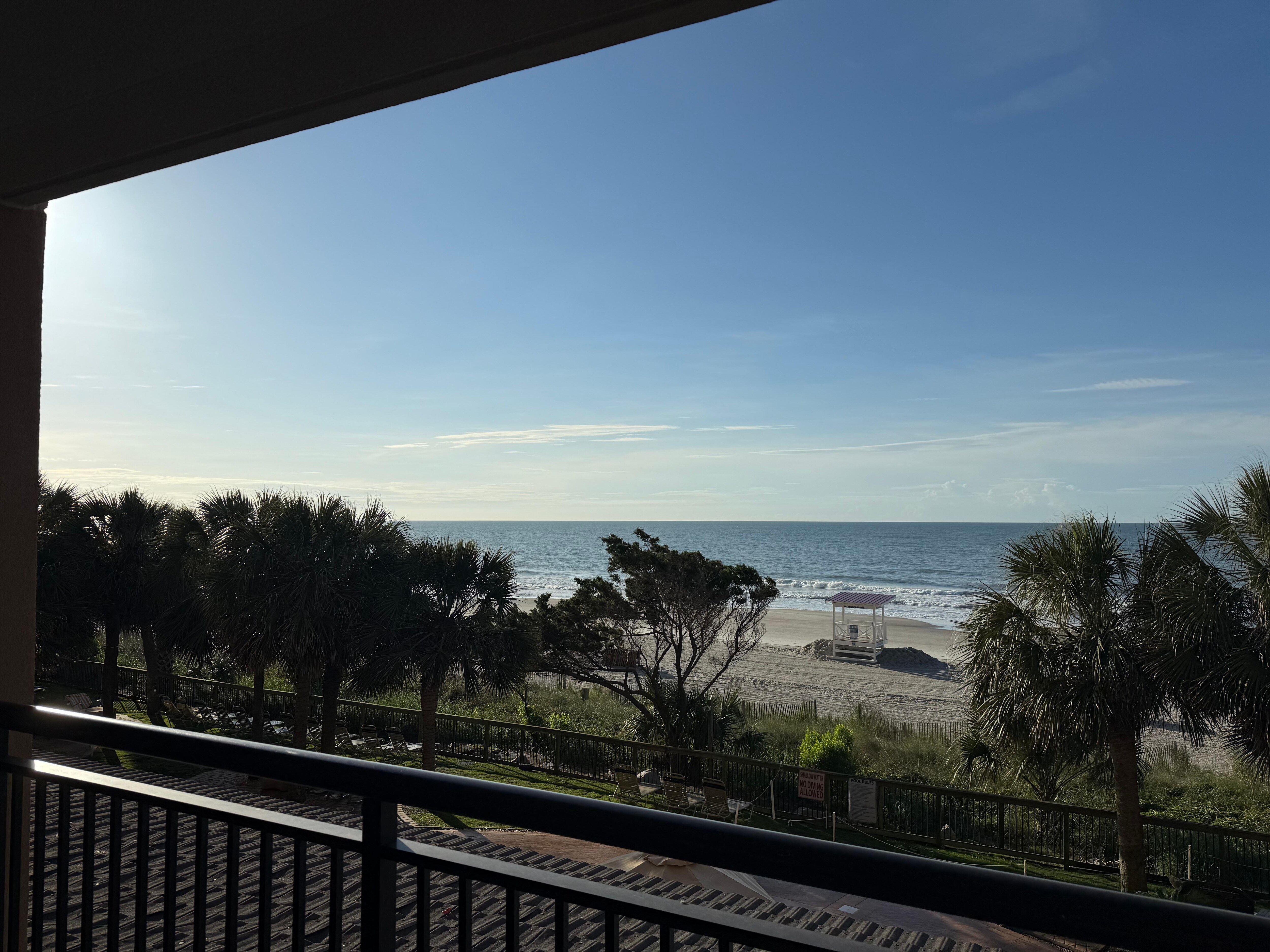 From the balcony 