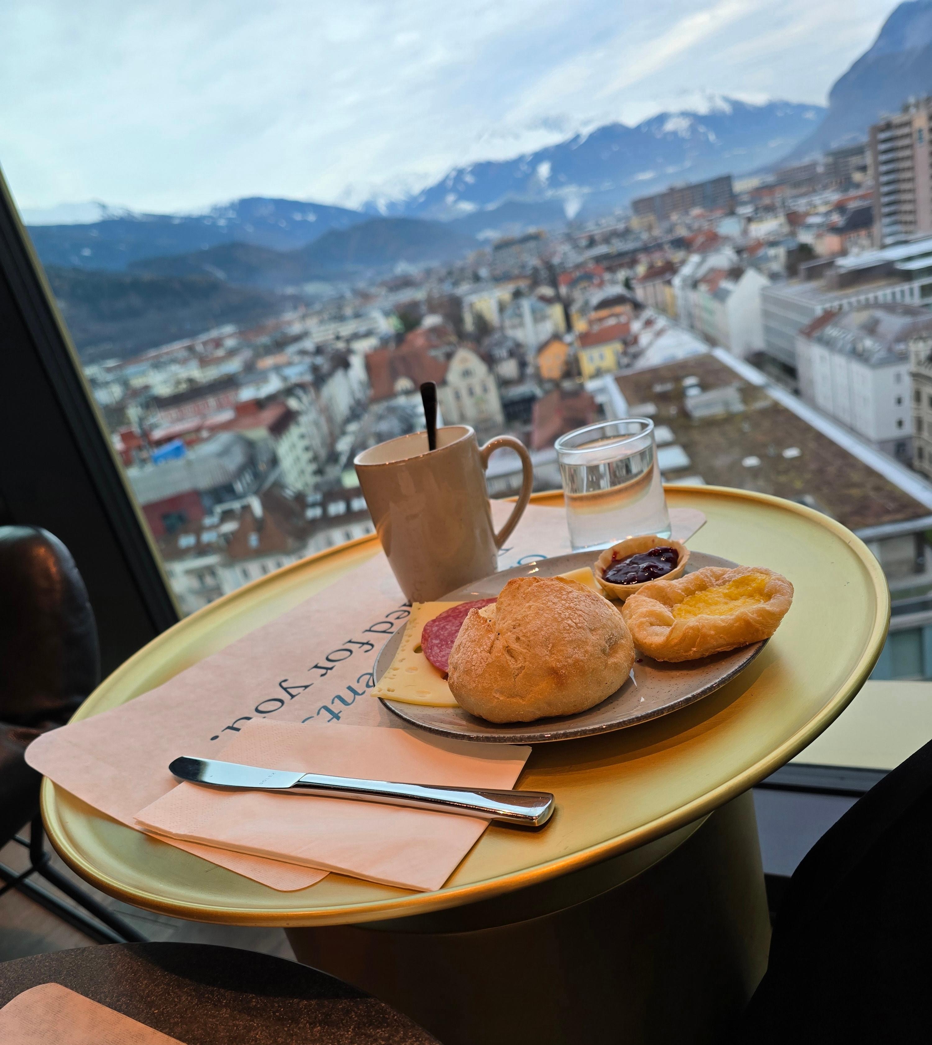 Frühstück mit Ausblick