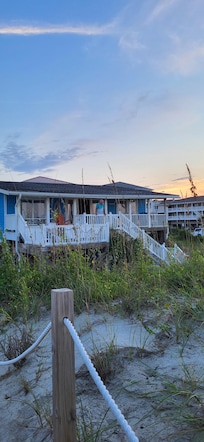 View from the beach